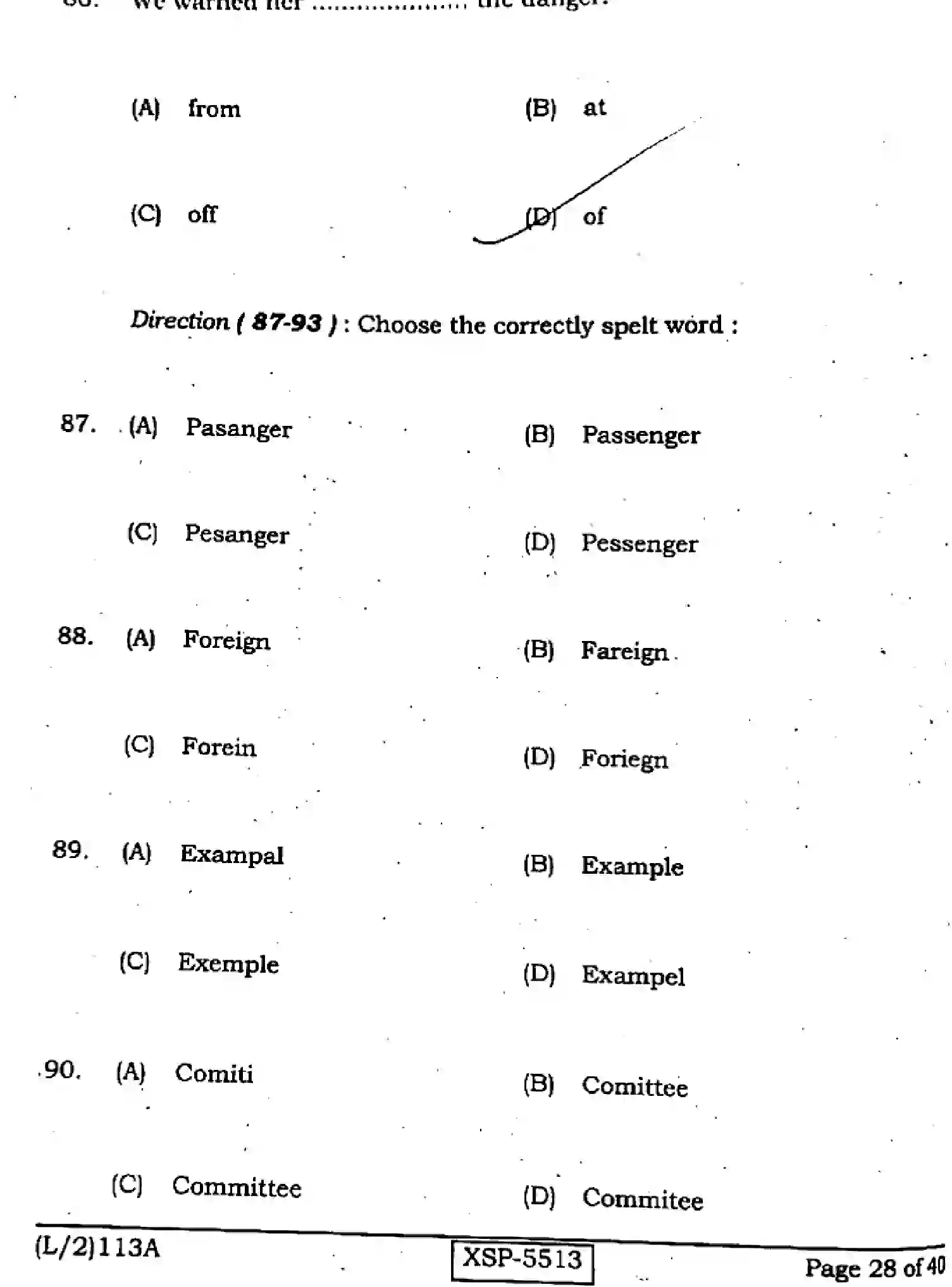 Bihar Board Class 10 2022 ENGLISH-113-A Finals - Page 28