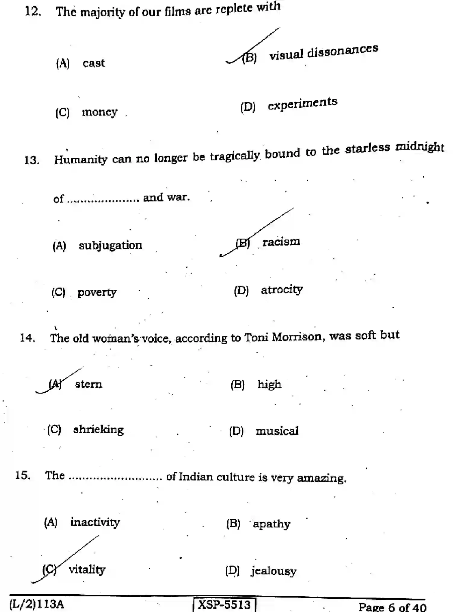 Bihar Board Class 10 2022 ENGLISH-113-A Finals - Page 6