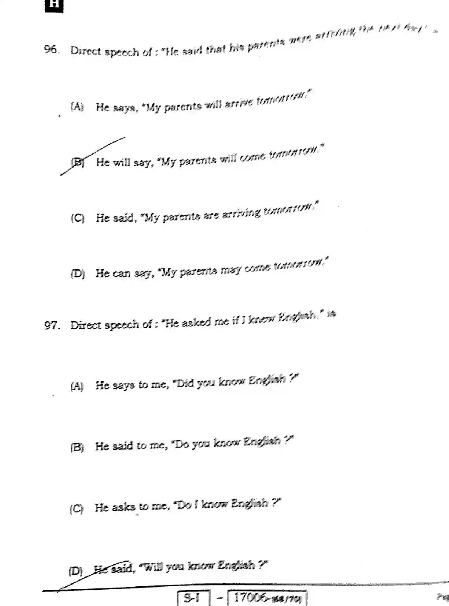 Bihar Board Class 10 2022 ENGLISH-113-SET-H Finals - Page 30