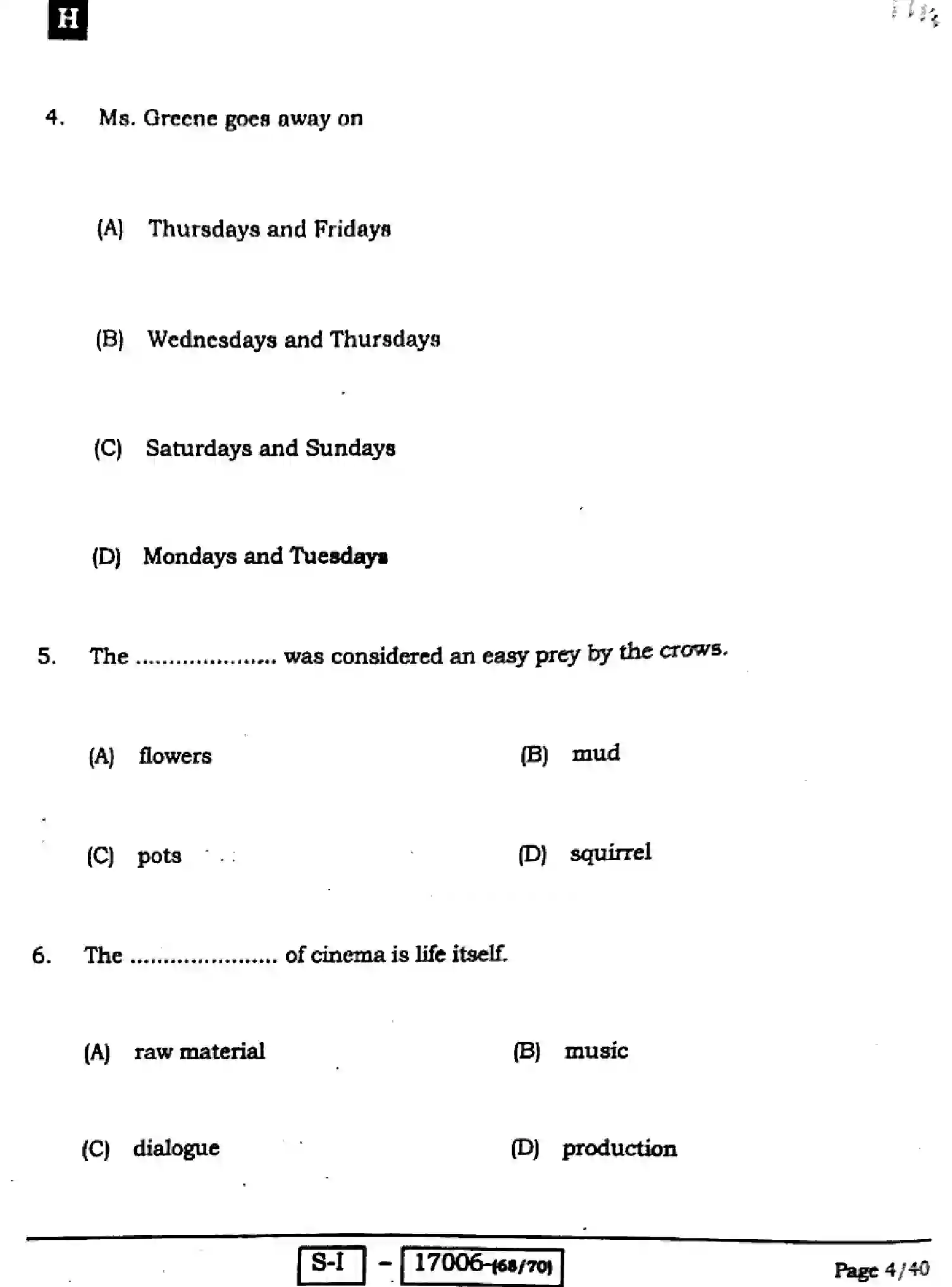 Bihar Board Class 10 2022 ENGLISH-113-SET-H Finals - Page 4