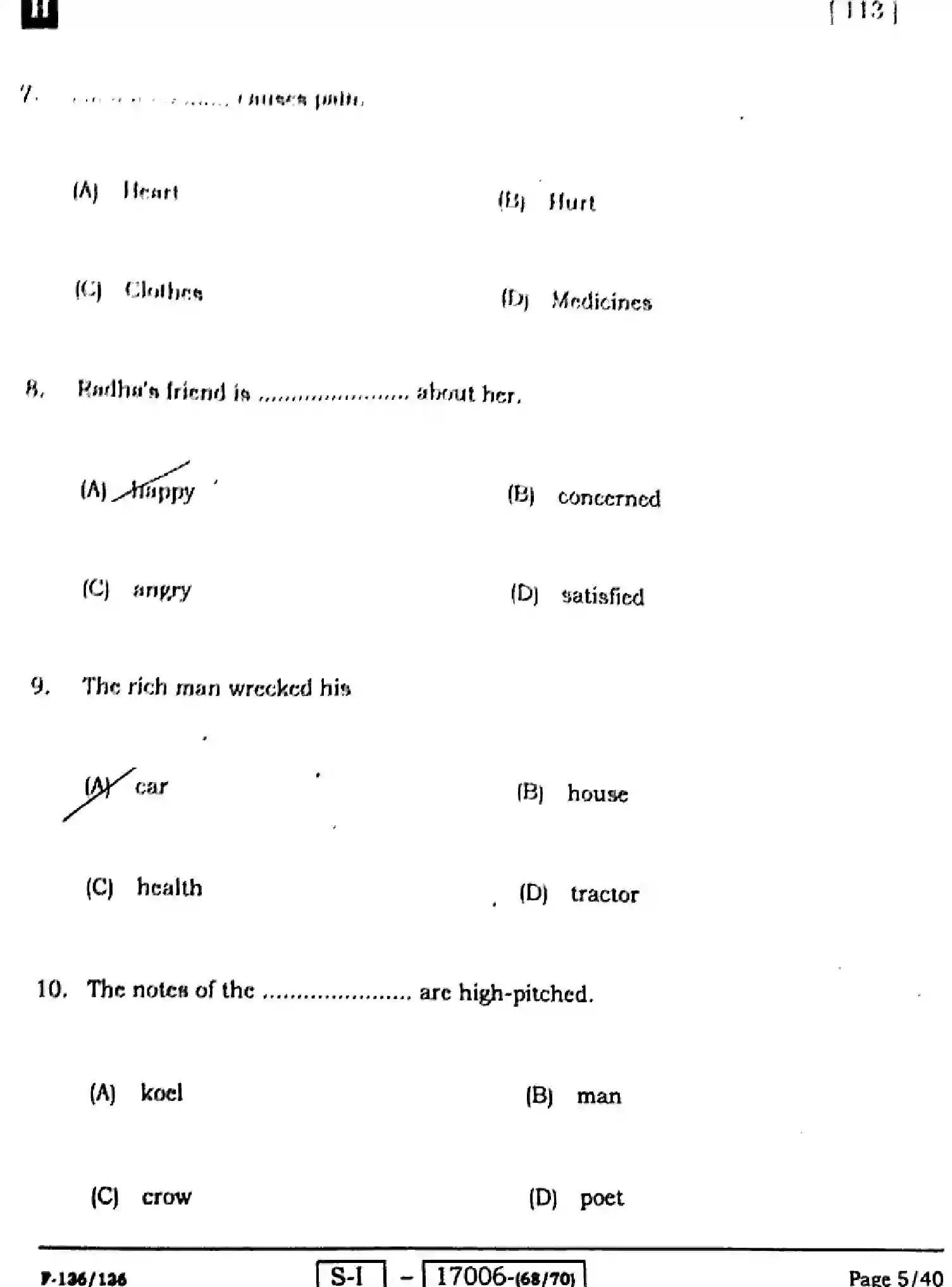 Bihar Board Class 10 2022 ENGLISH-113-SET-H Finals - Page 5