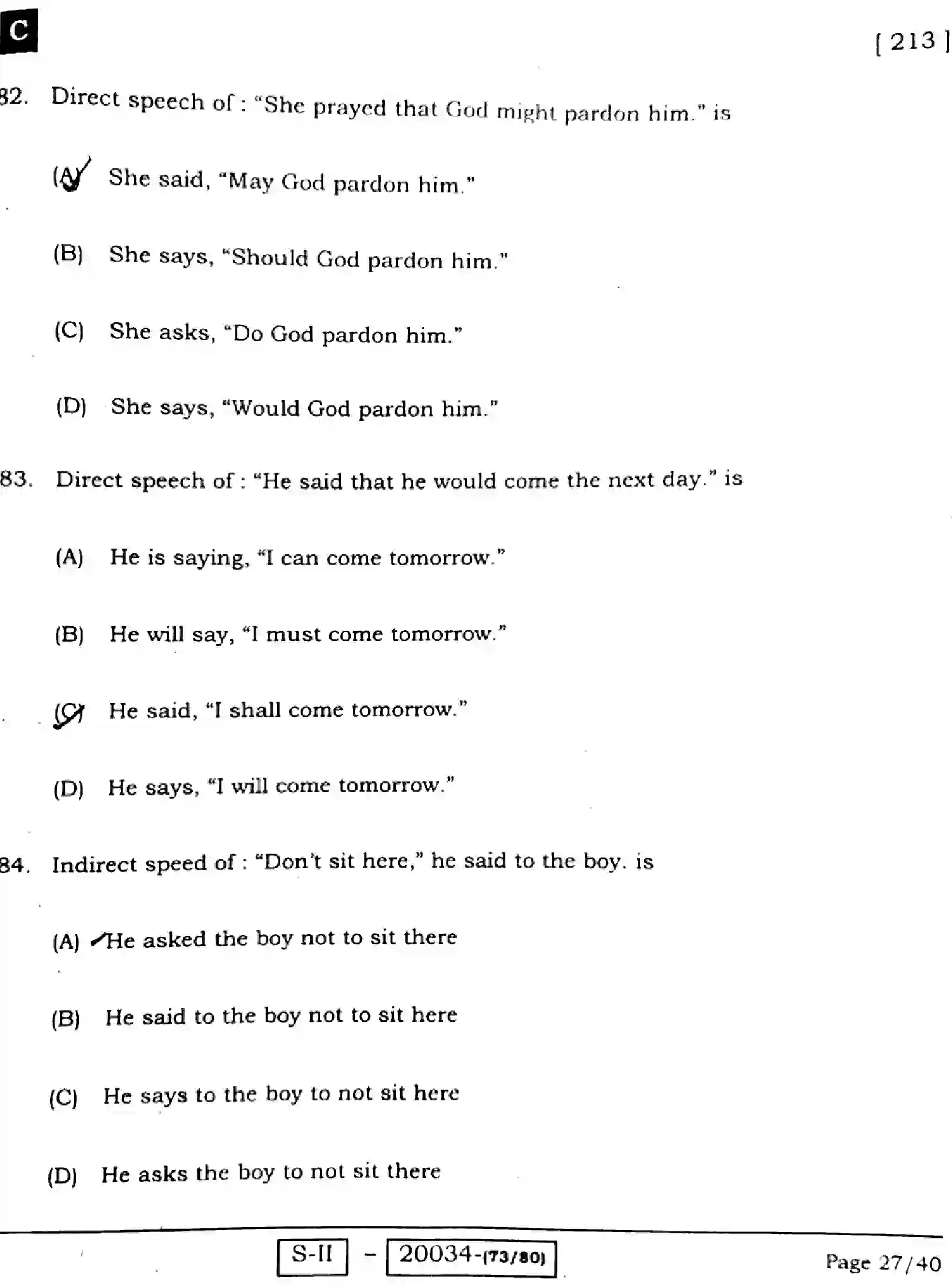 Bihar Board Class 10 2022 ENGLISH-COMPULSORY-213-C Finals - Page 27