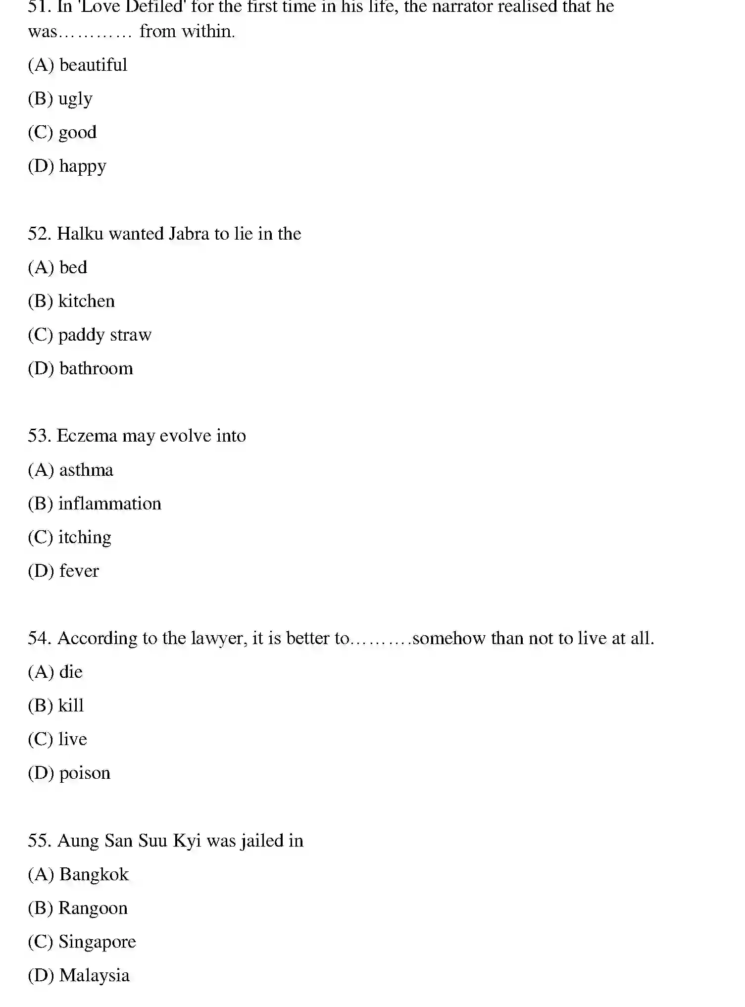 Bihar Board Class 10 2022 ENGLISH-SET-1 Finals - Page 12