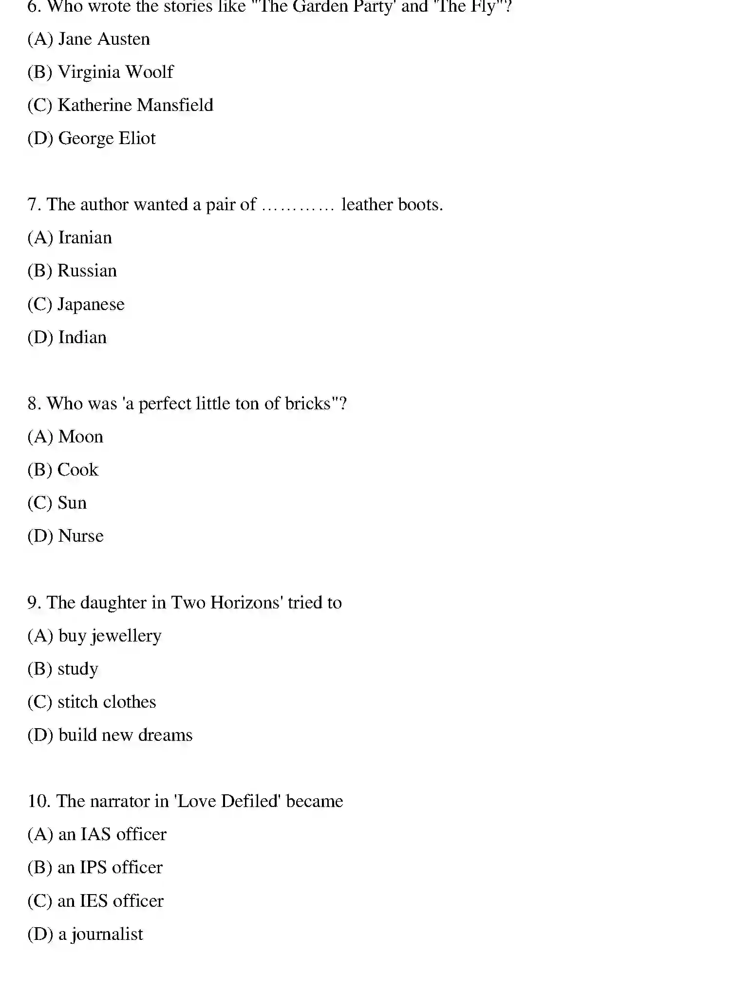 Bihar Board Class 10 2022 ENGLISH-SET-1 Finals - Page 3