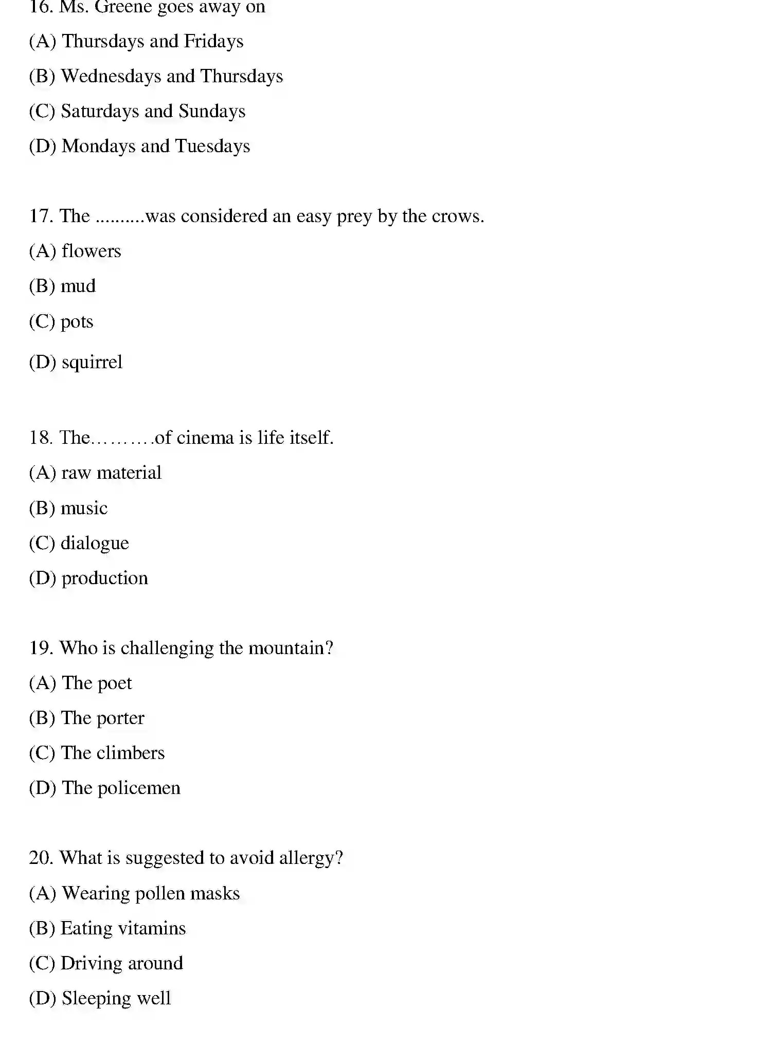 Bihar Board Class 10 2022 ENGLISH-SET-1 Finals - Page 5
