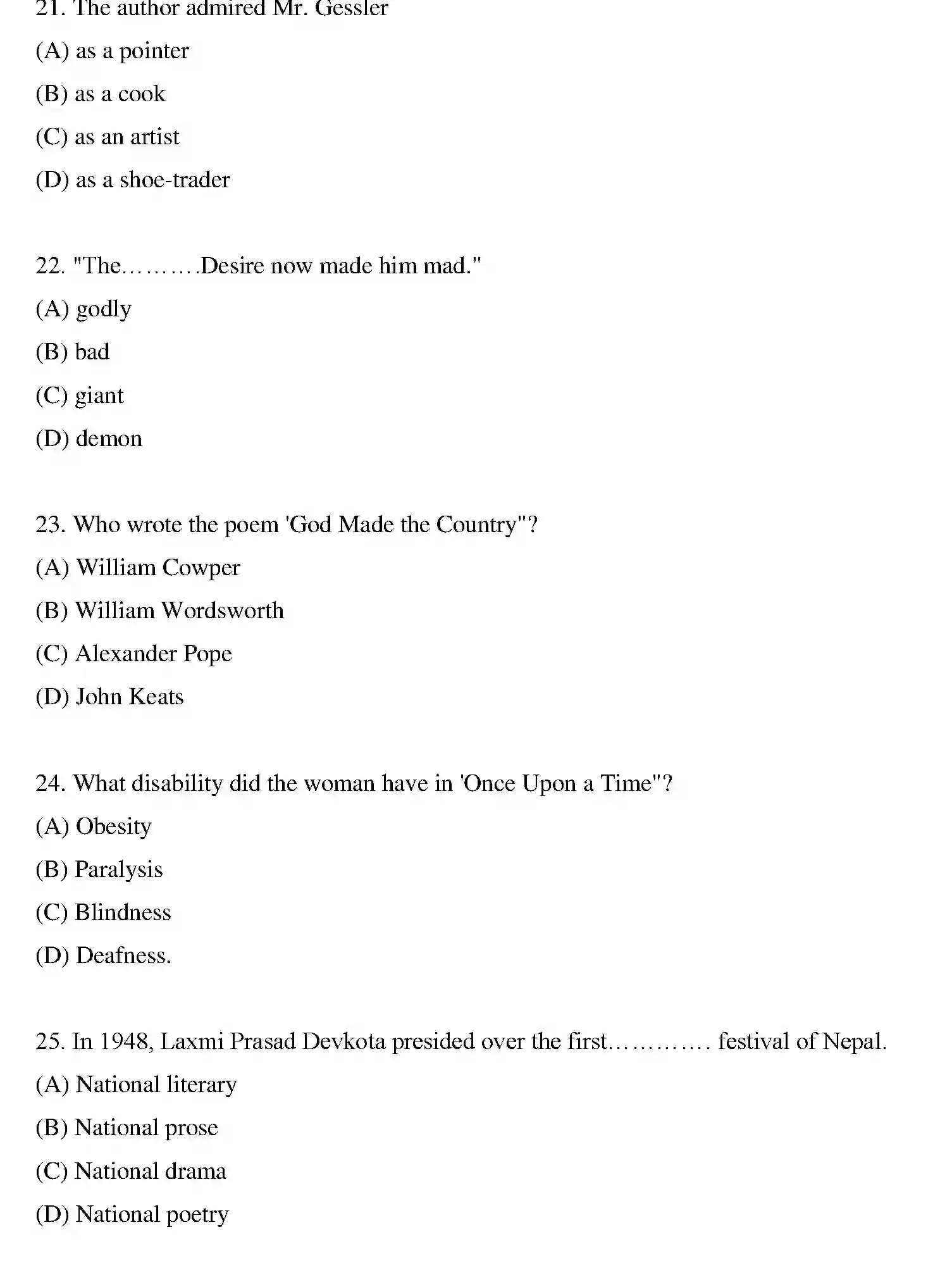 Bihar Board Class 10 2022 ENGLISH-SET-1 Finals - Page 6