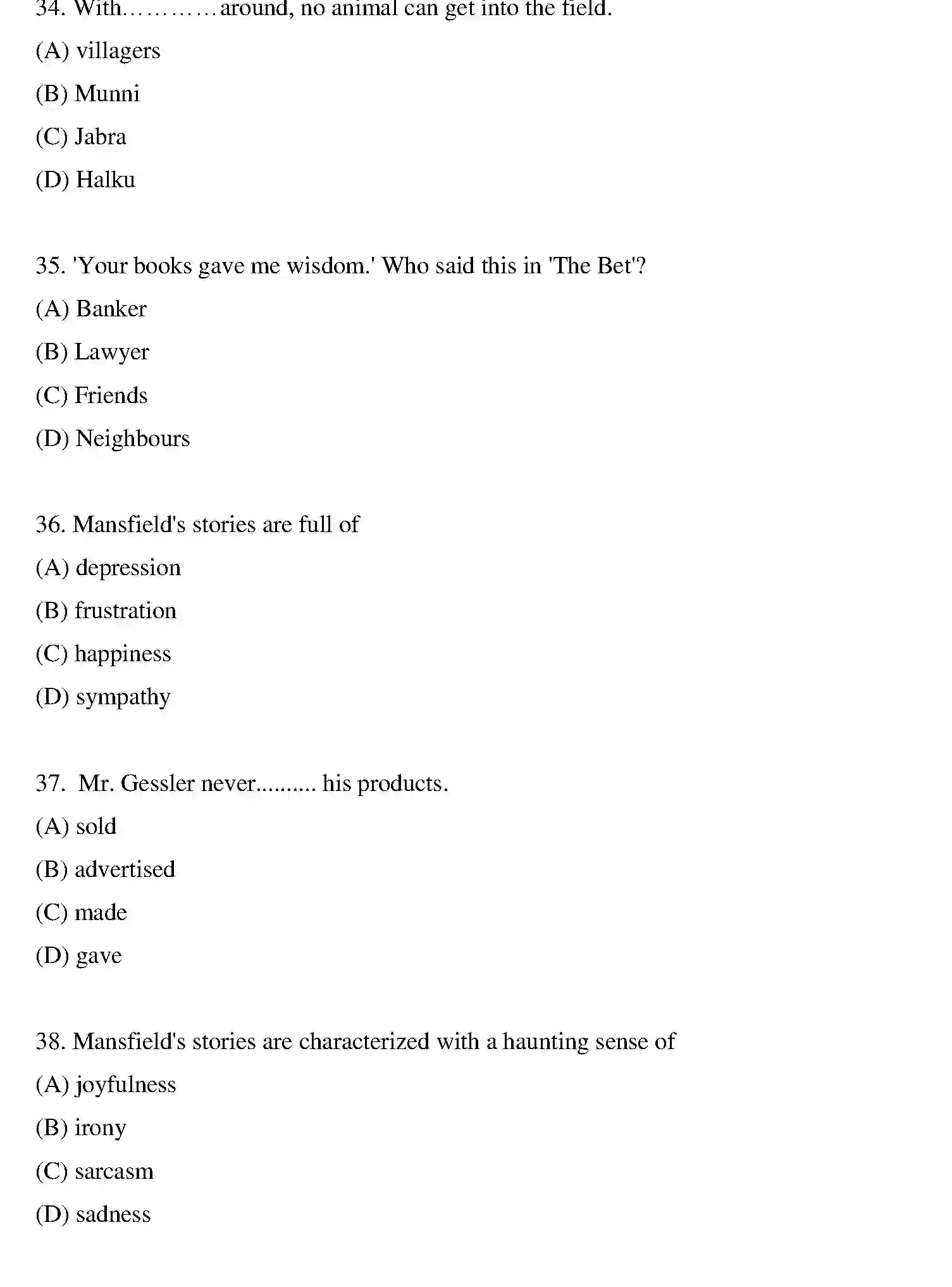 Bihar Board Class 10 2022 ENGLISH-SET-2 Finals - Page 8
