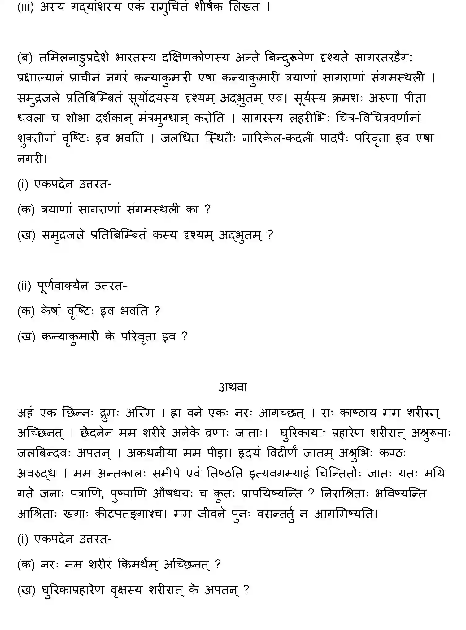 Bihar Board Class 10 2022 SANSKRIT-SET-1 Finals - Page 28