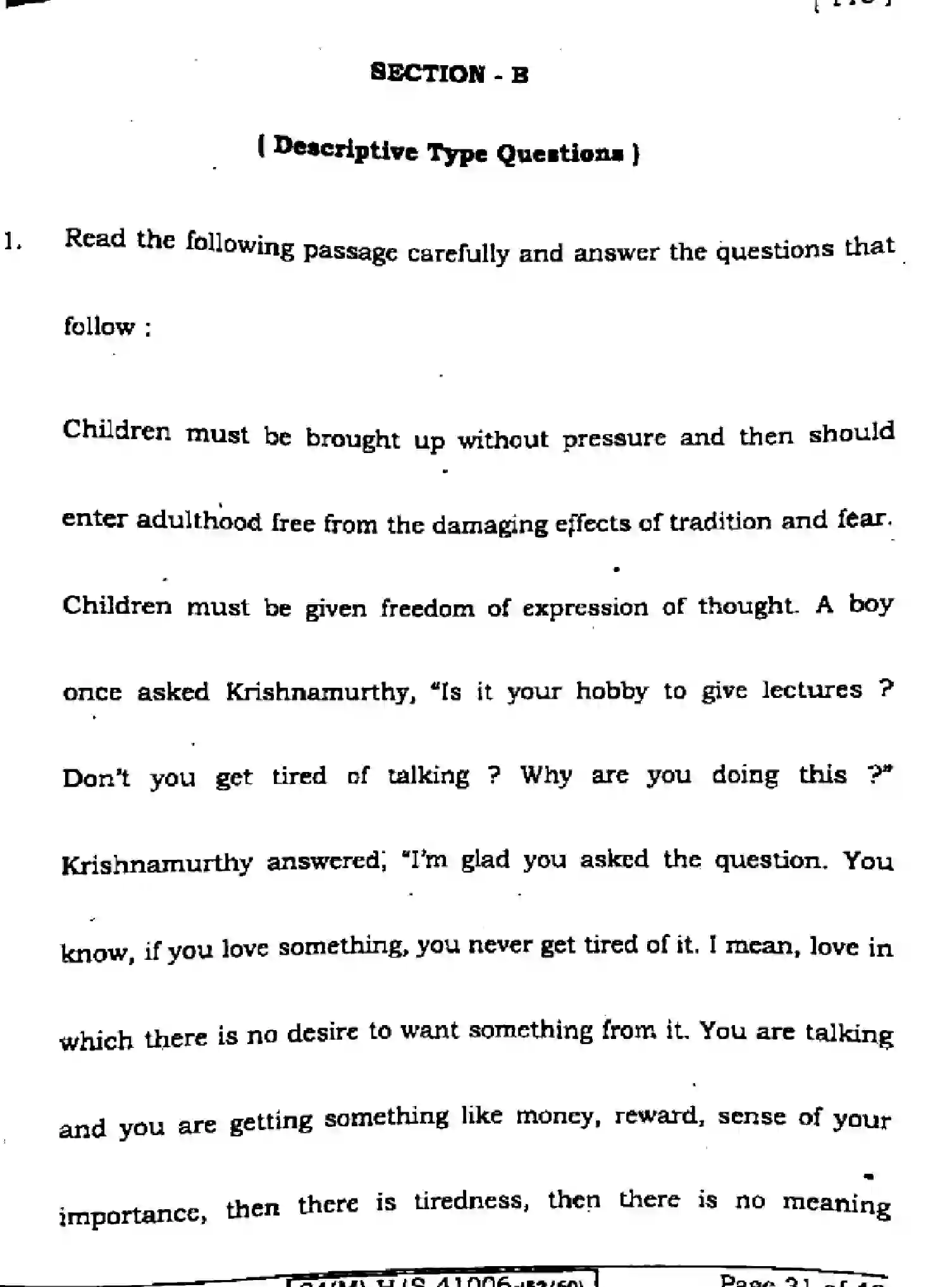 Bihar Board Class 10 2024 ENGLISH-113-SET-B Finals - Page 31