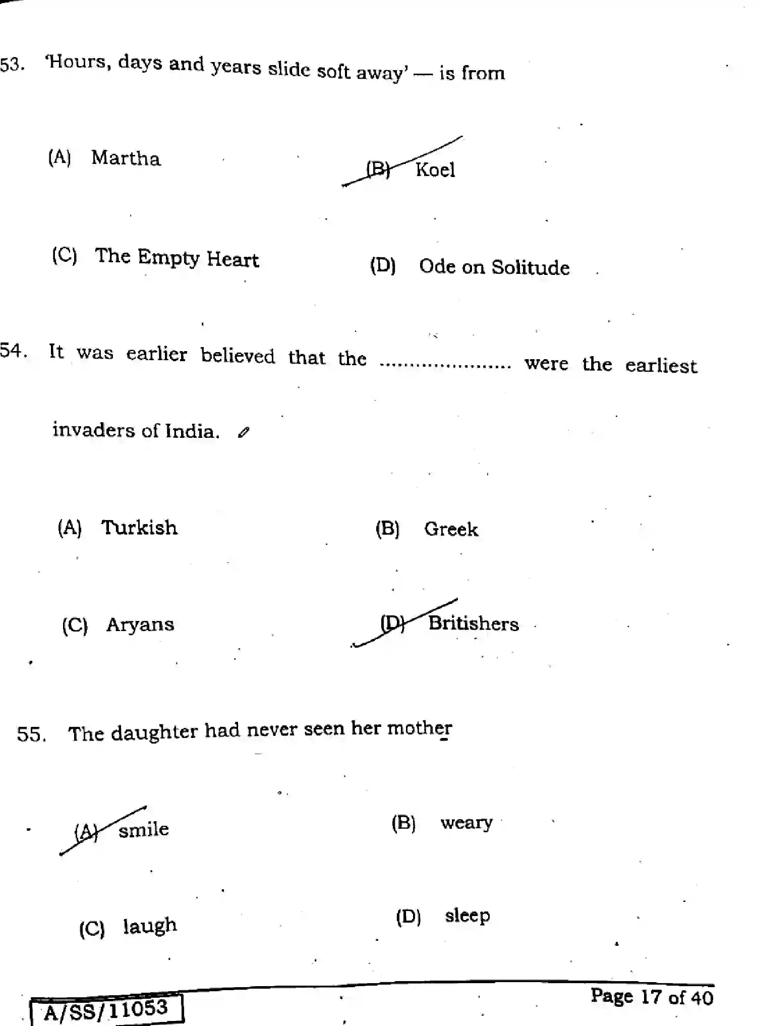 Bihar Board Class 10 2025 ENGLISH-213-SET-A Finals - Page 16
