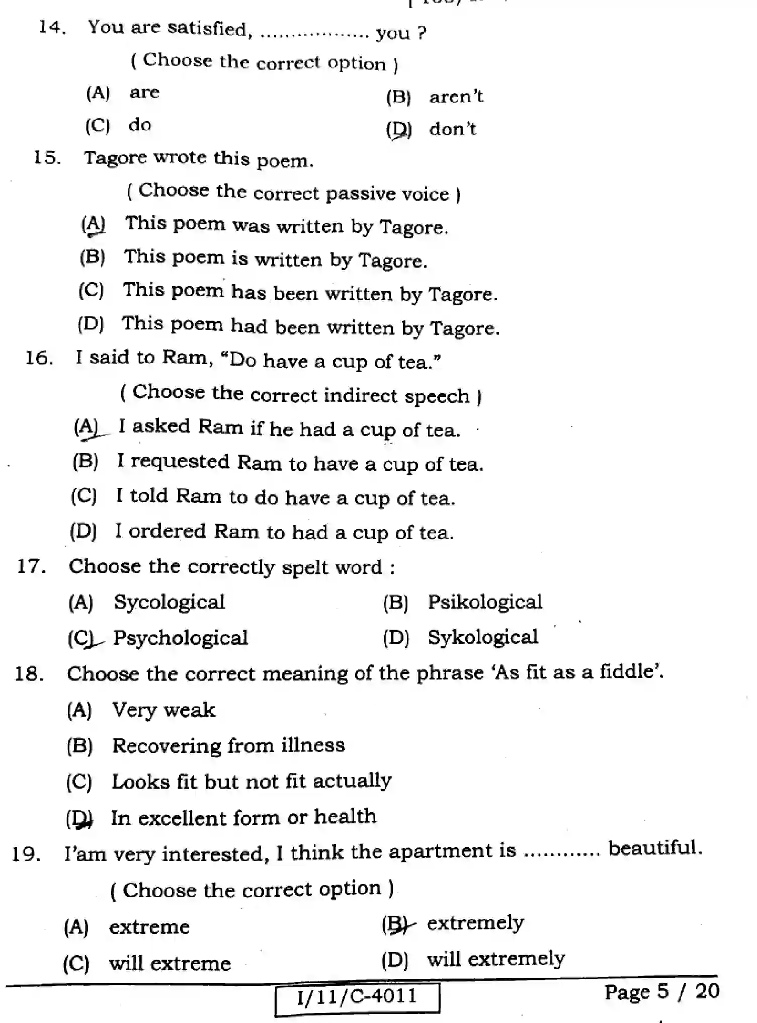 Bihar Board Class 11 2025 ENGLISH-105-124-205-223-305-330 Finals - Page 5