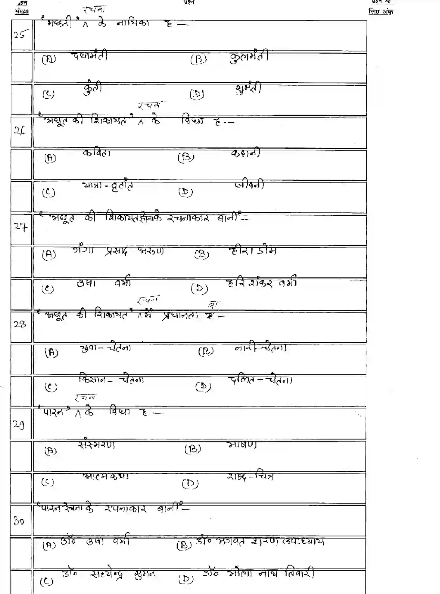 Bihar Board Class 2 2025 MODEL-PAPER-BHOJPURI-LL-112-212-312 Model Papers - Page 6