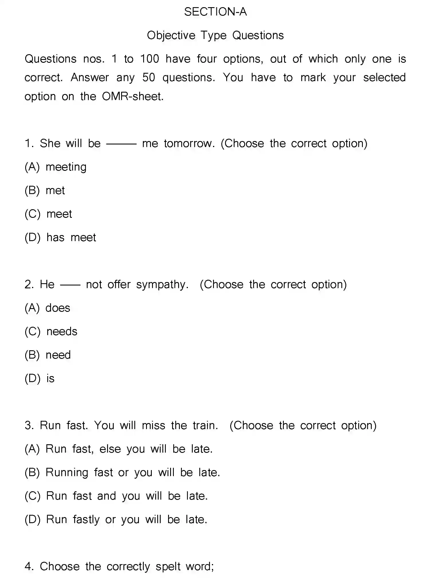 Bihar Board Class 2 2025 MODEL-PAPER-ENGLISH-105-124-205-223 Model Papers - Page 2