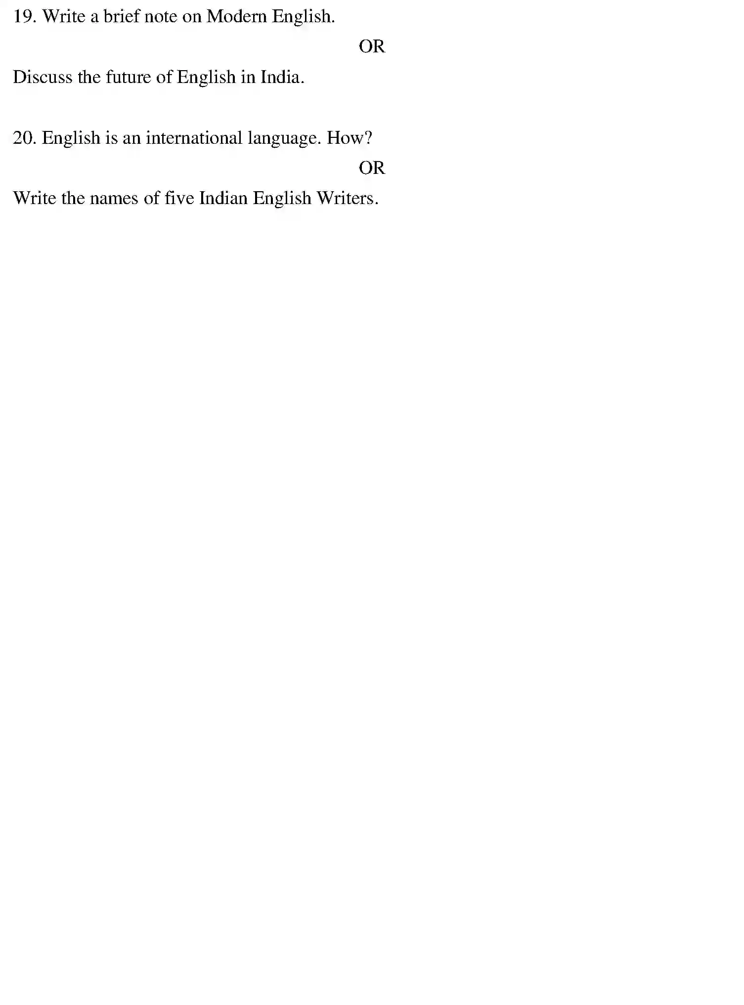 Bihar Board Class 2 2010 ENGLISH Question Bank - Page 4