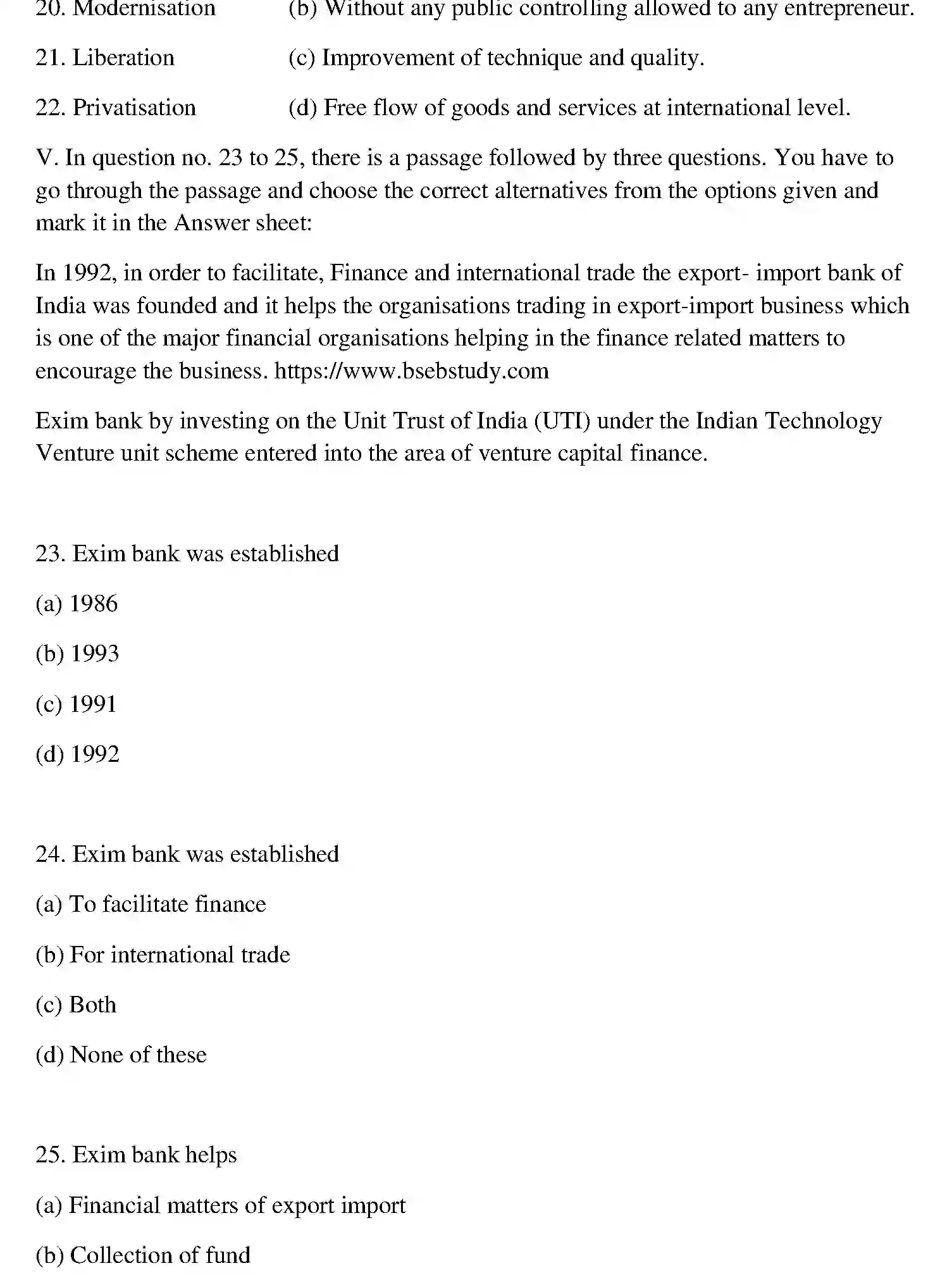 Bihar Board Class 12 2011 ENTREPRENEURSHIP Question Bank - Page 14