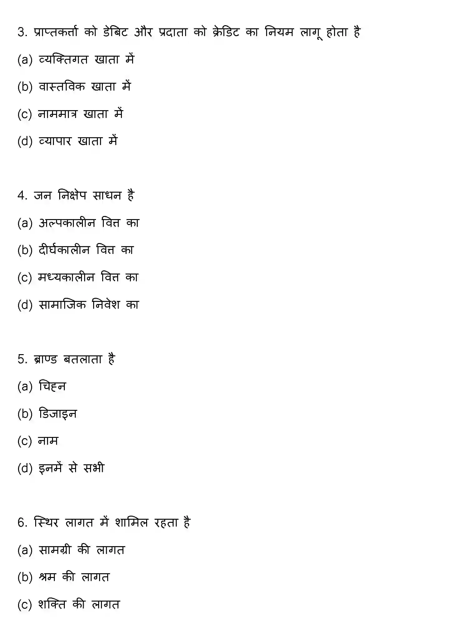 Bihar Board Class 12 2011 ENTREPRENEURSHIP Question Bank - Page 2