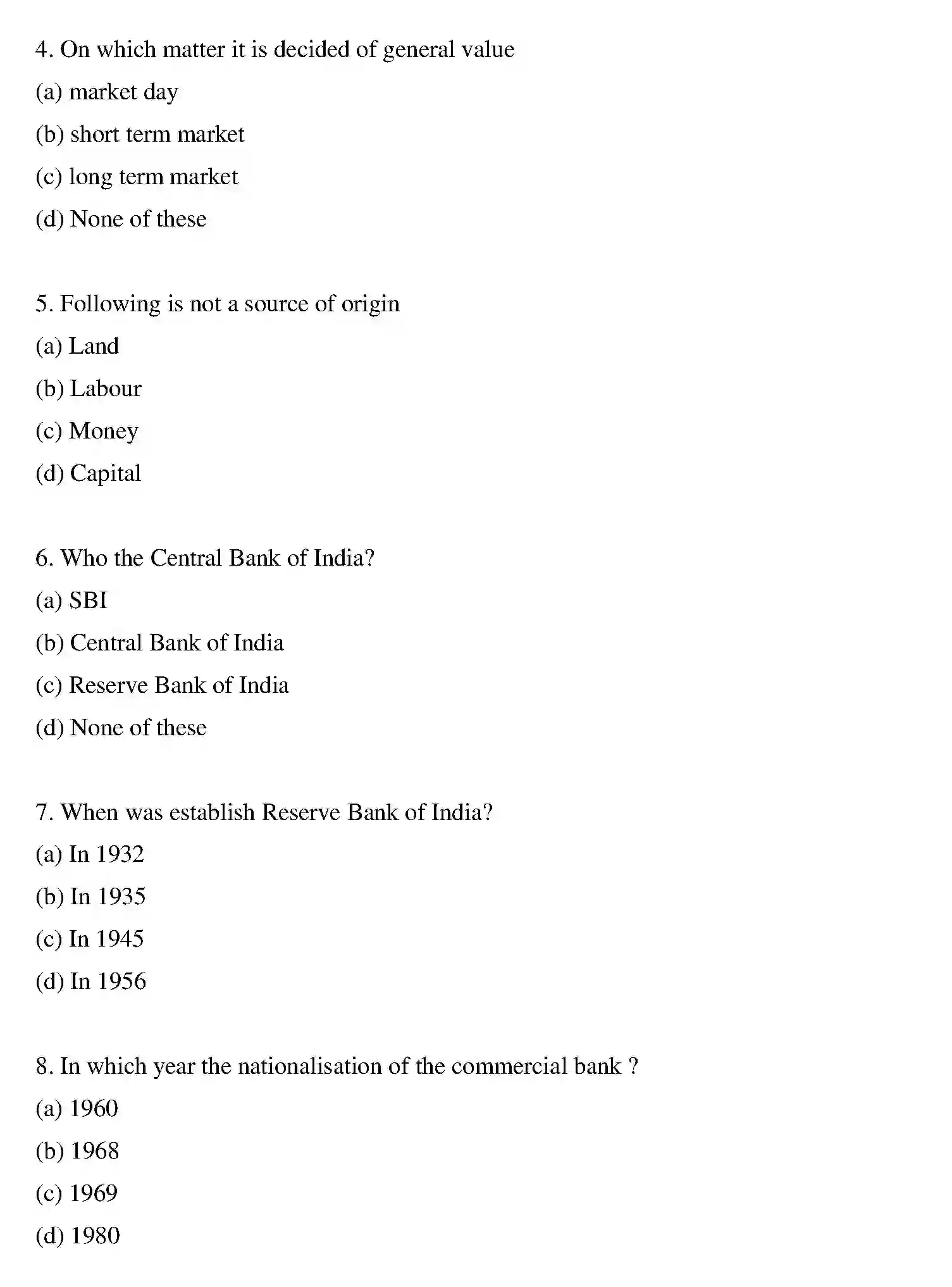 Bihar Board Class 12 2012 BUSINESS-ECONOMICS Question Bank - Page 13
