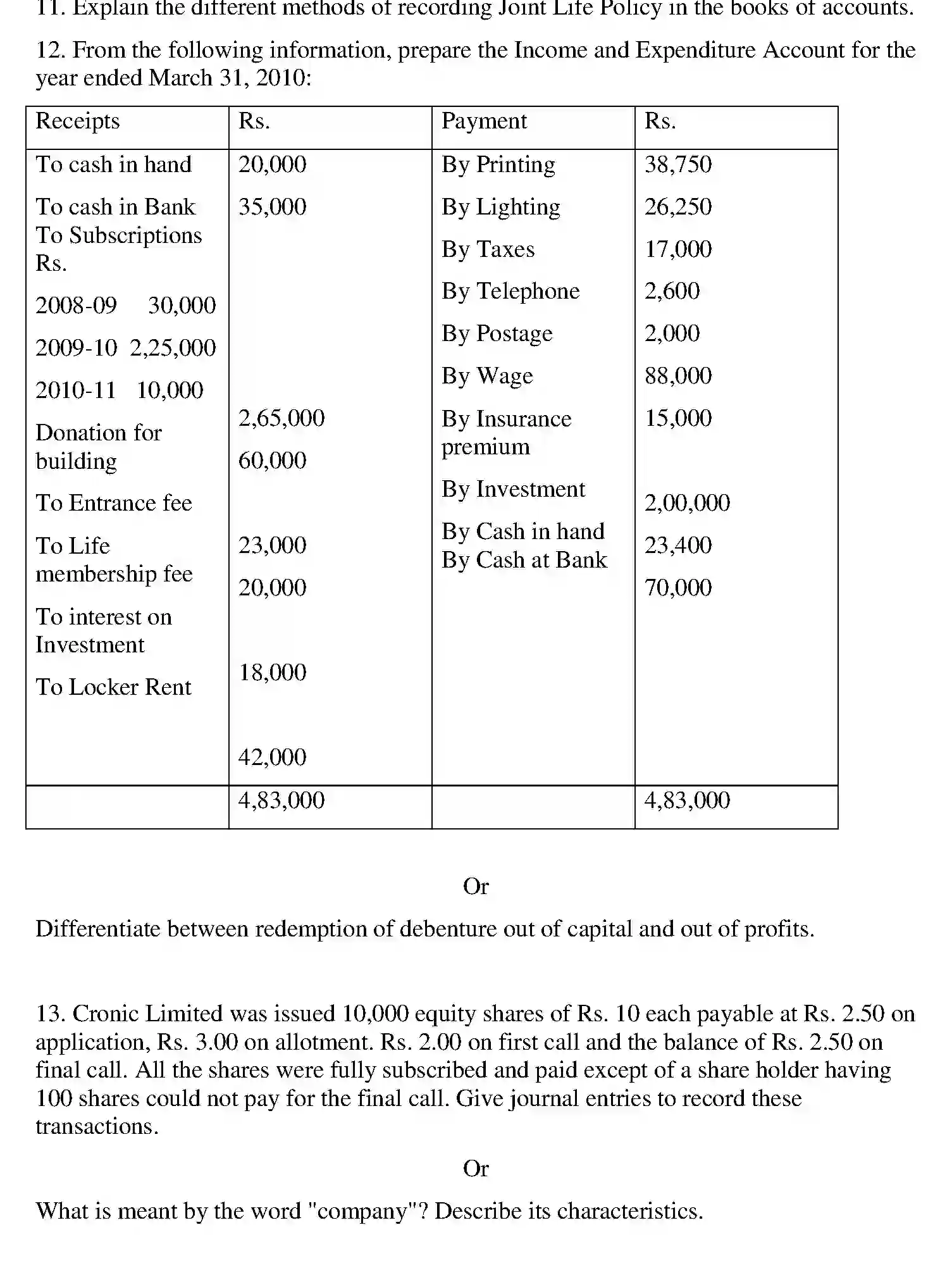 Bihar Board Class 2 2013 ACCOUNTANCY Question Bank - Page 26