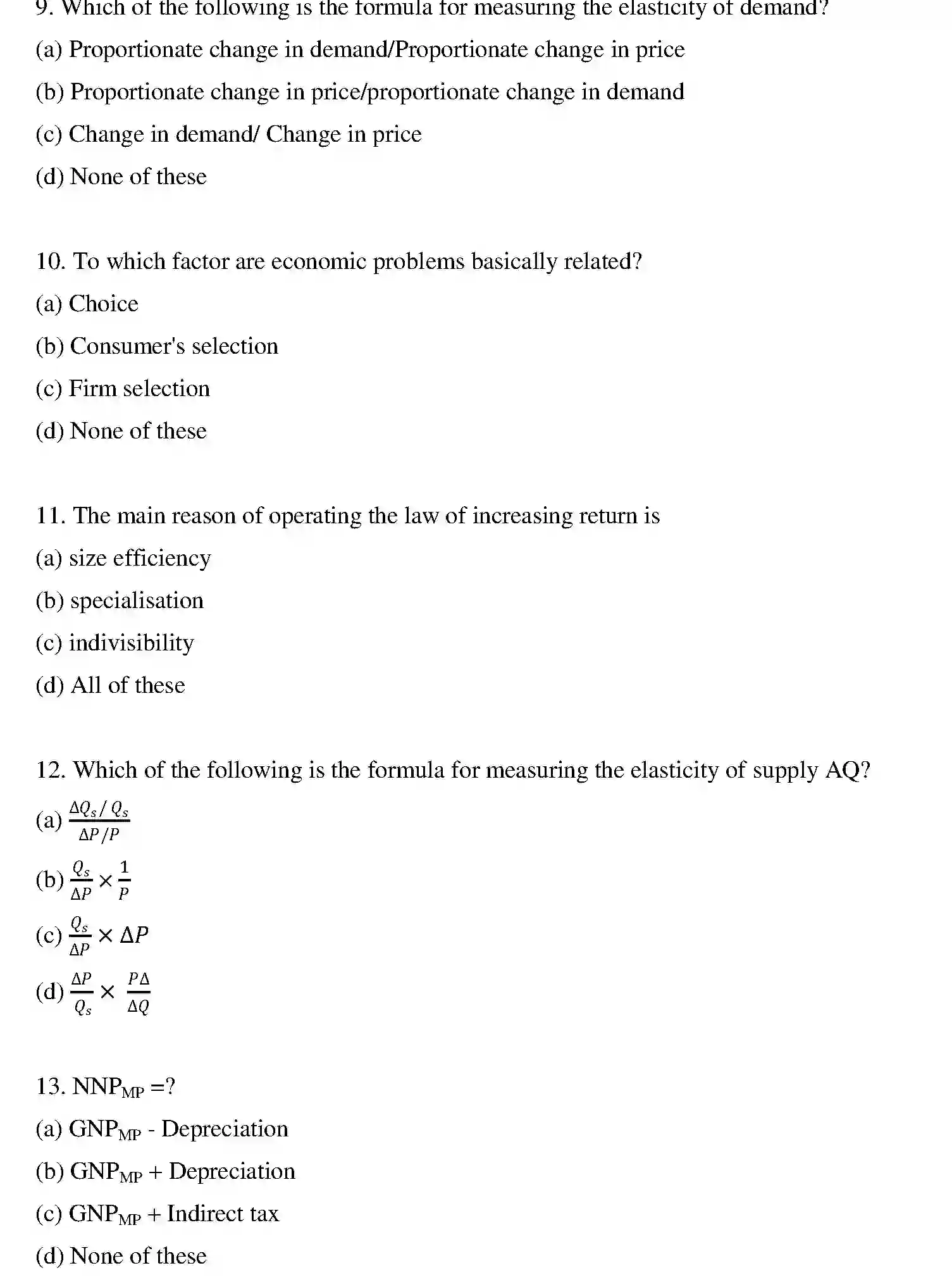 Bihar Board Class 2 2013 BUSINESS-ECONOMICS Question Bank - Page 13