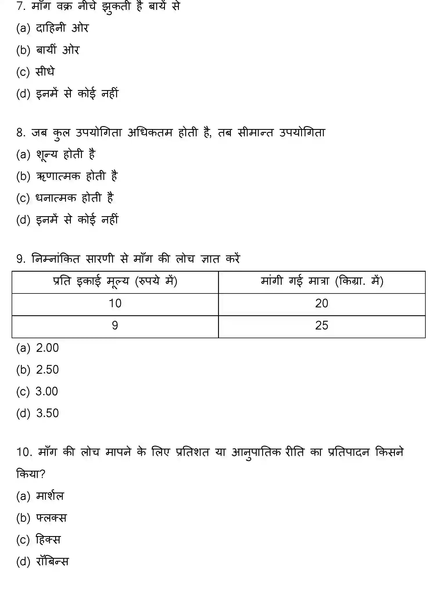 Bihar Board Class 2 2013 ECONOMICS Question Bank - Page 3
