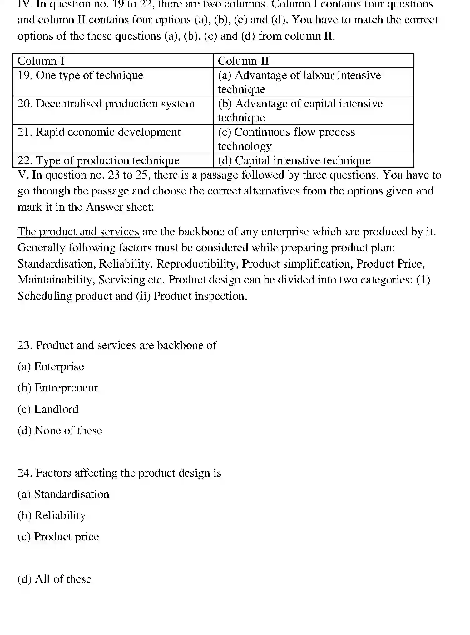 Bihar Board Class 2 2013 ENTREPRENEURSHIP Question Bank - Page 14
