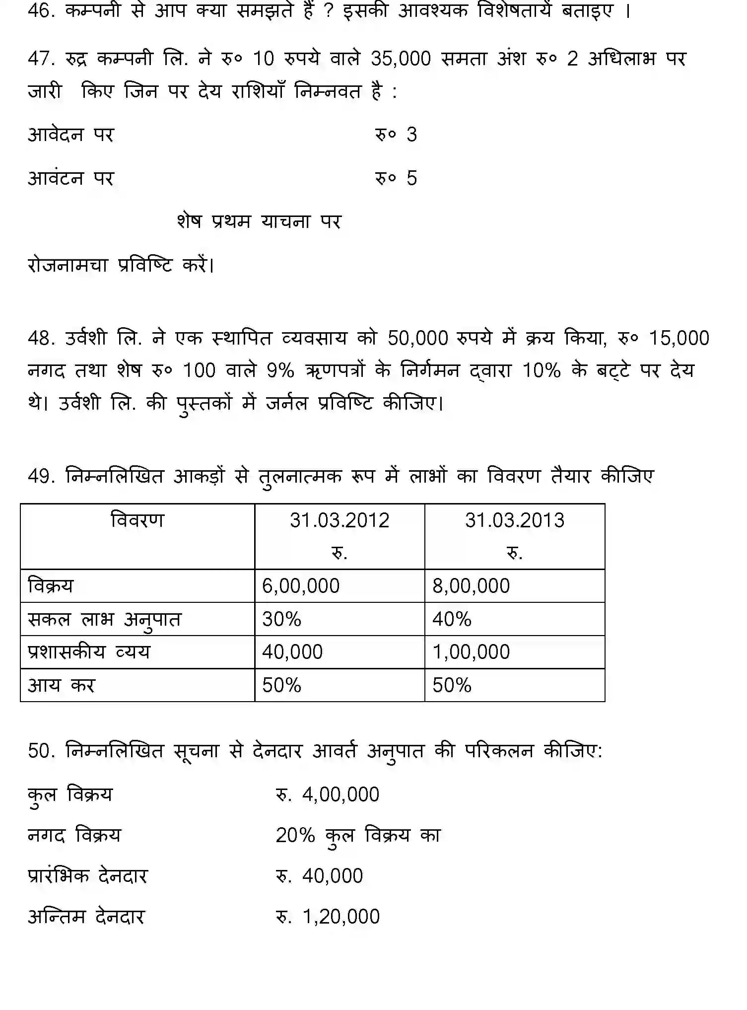Bihar Board Class 12 2014 ACCOUNTANCY Question Bank - Page 5