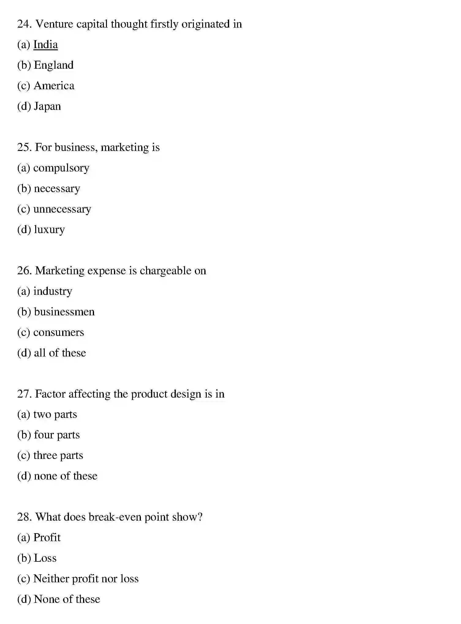 Bihar Board Class 12 2016 ENTREPRENEURSHIP Question Bank - Page 15