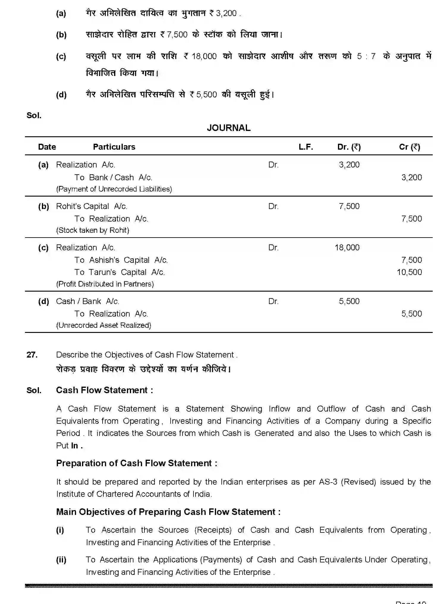 Bihar Board Class 2 2019 ACCOUNTANCY-220-2019 Question Bank - Page 19