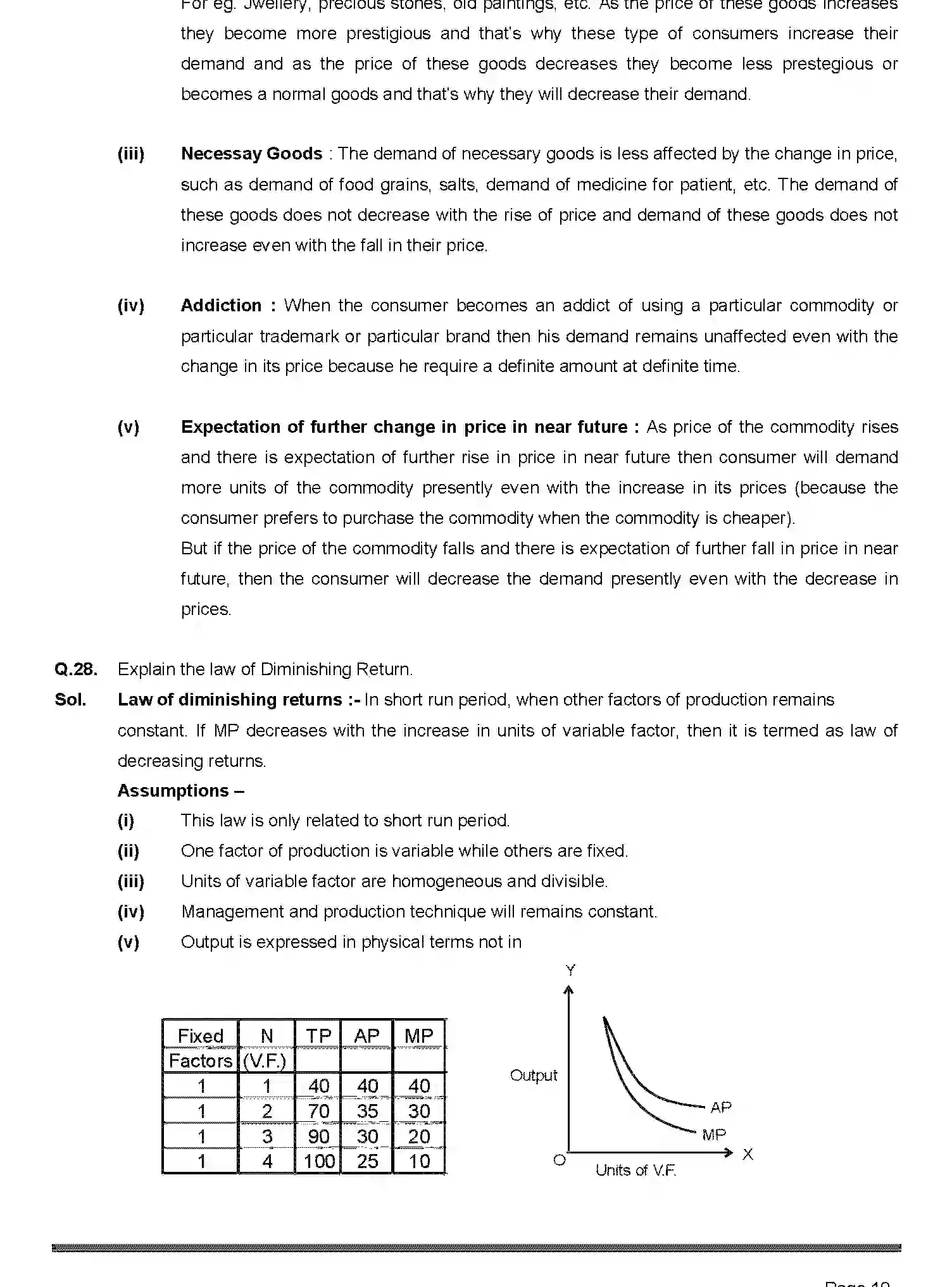Bihar Board Class 12 2019 ECONOMICS-219-2019 Question Bank - Page 19