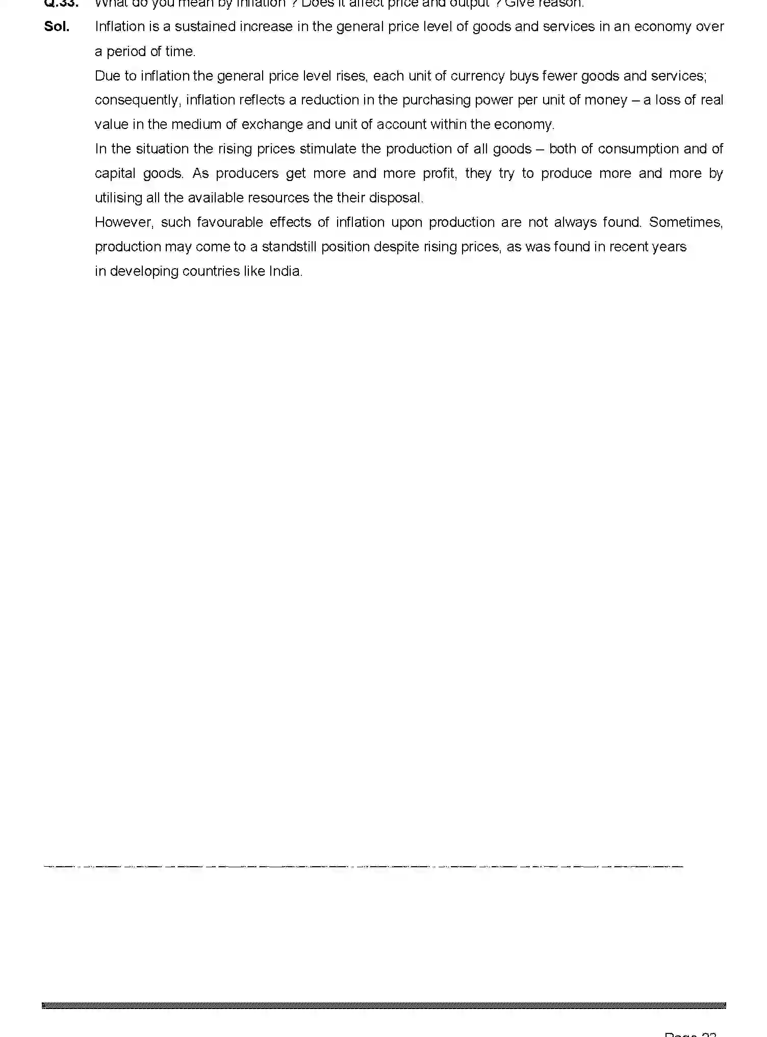 Bihar Board Class 12 2019 ECONOMICS-219-2019 Question Bank - Page 23