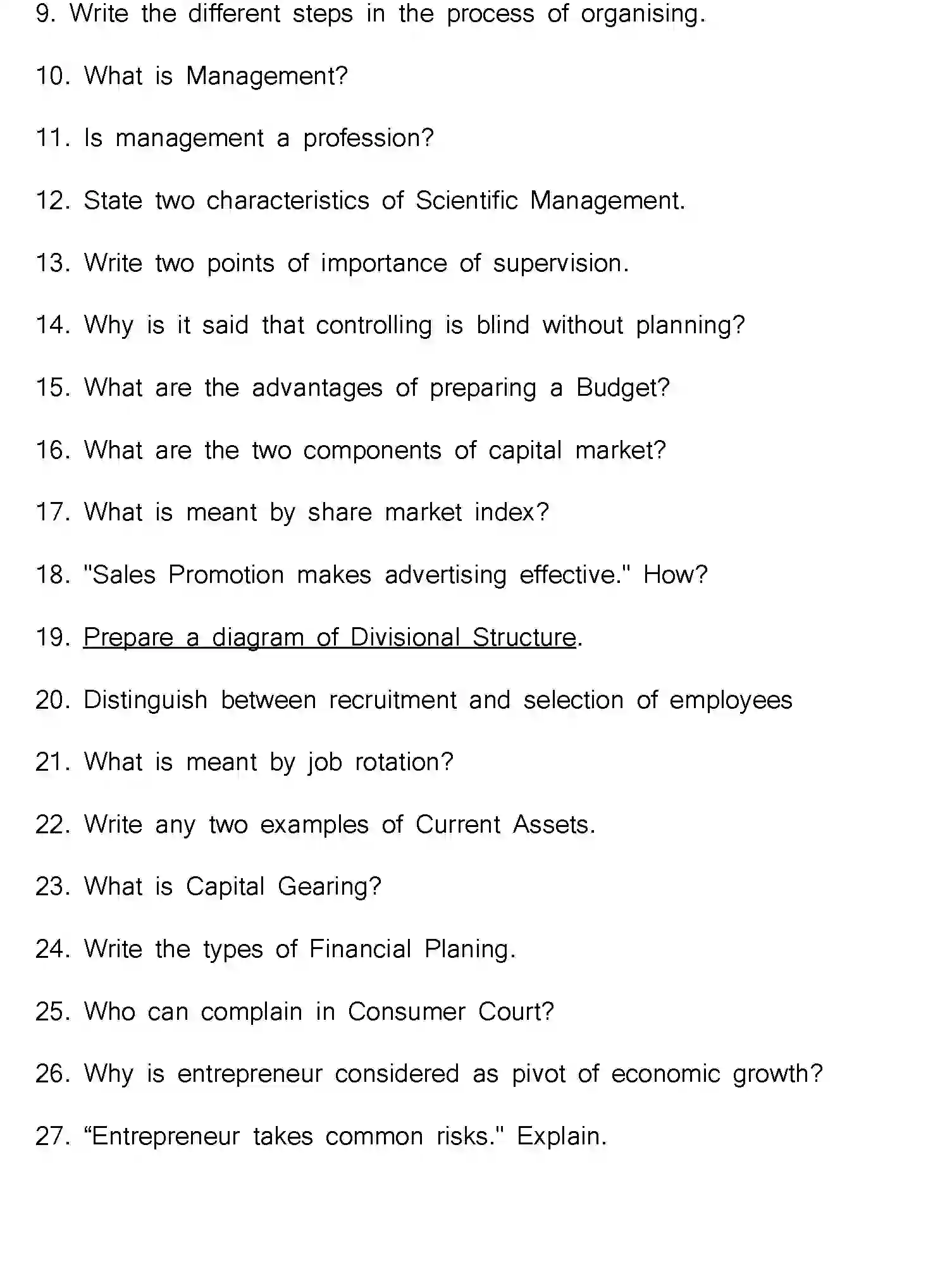 Bihar Board Class 12 2020 BUSINESS-STUDIES Question Bank - Page 35