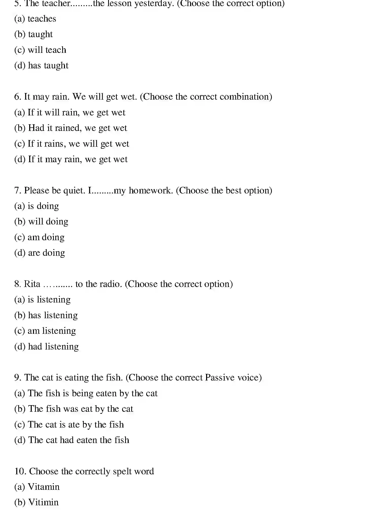 Bihar Board Class 12 2020 ENGLISH Question Bank - Page 2