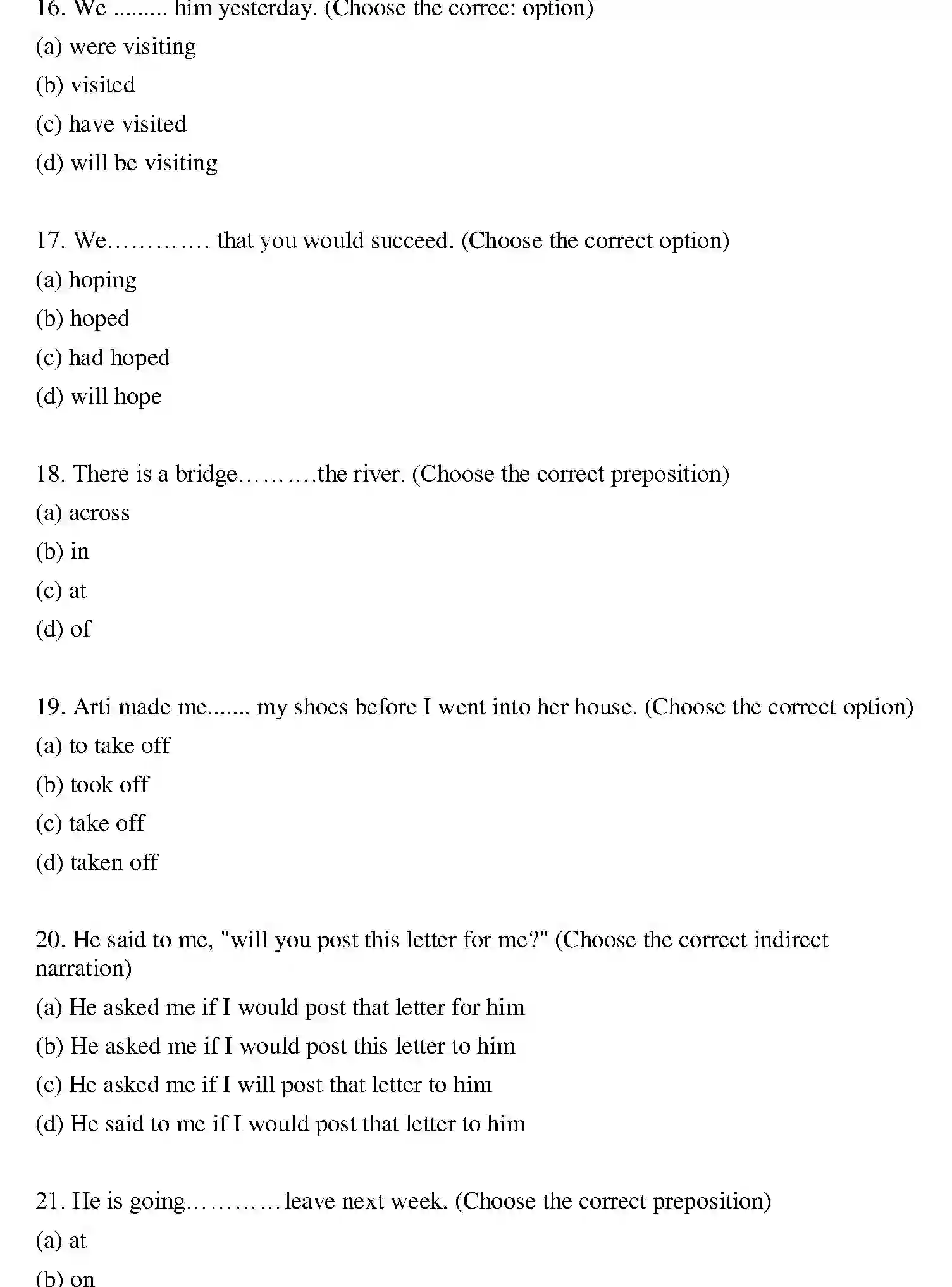 Bihar Board Class 12 2020 ENGLISH Question Bank - Page 4