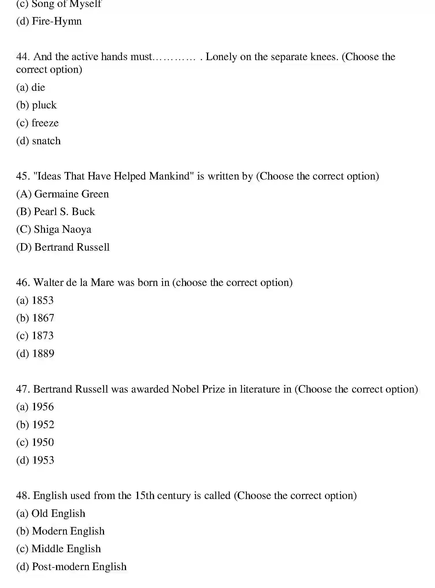 Bihar Board Class 12 2020 ENGLISH Question Bank - Page 9