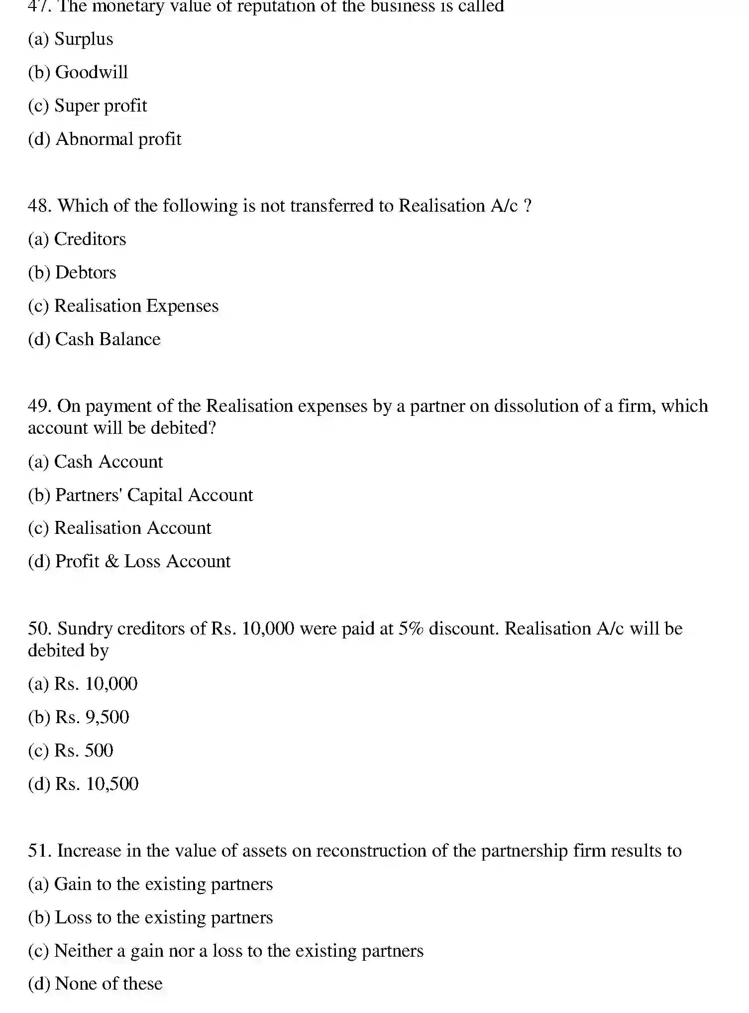 Bihar Board Class 2 2022 ACCOUNTANCY Question Bank - Page 40