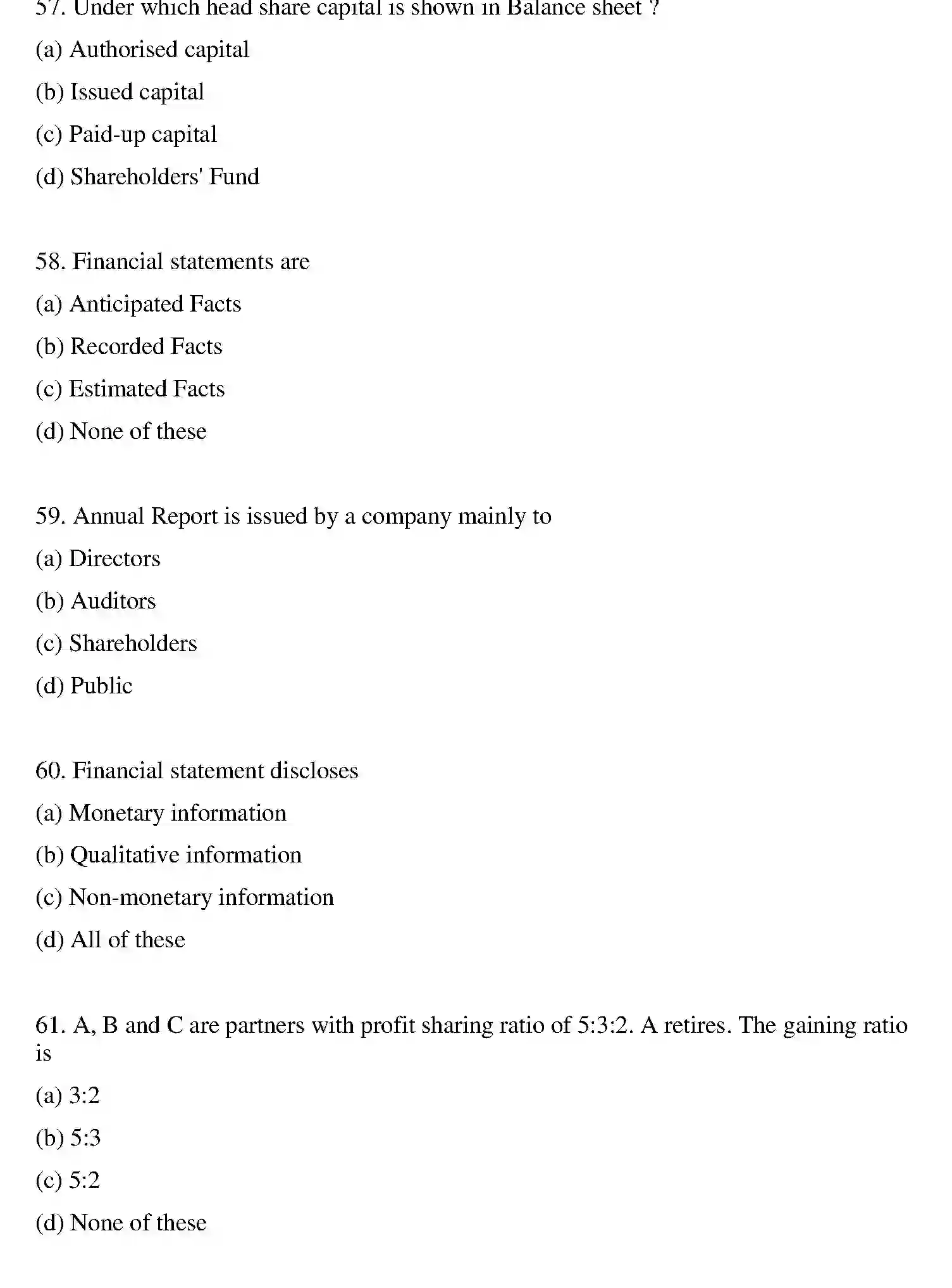 Bihar Board Class 2 2022 ACCOUNTANCY Question Bank - Page 42