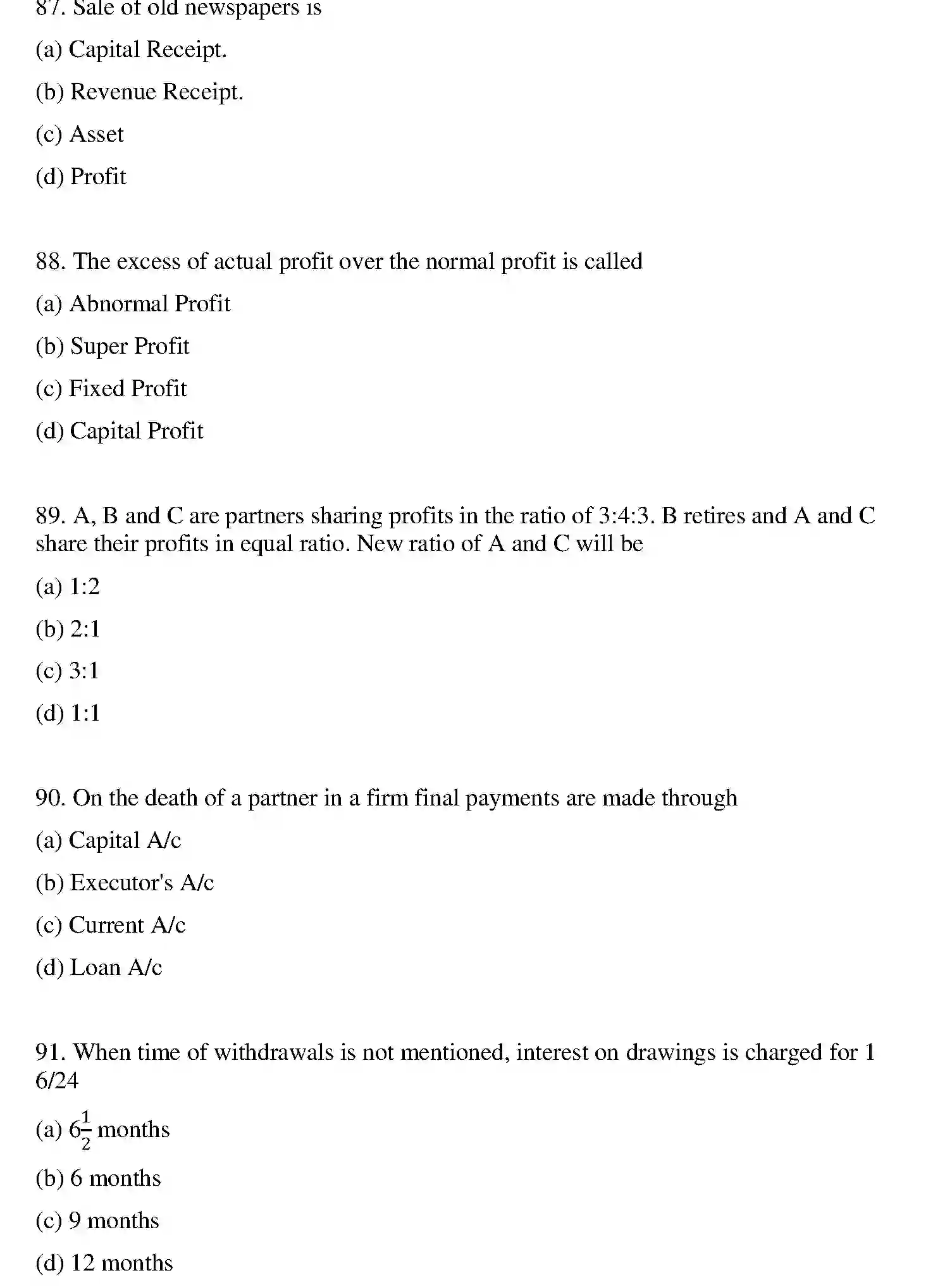 Bihar Board Class 2 2022 ACCOUNTANCY Question Bank - Page 48
