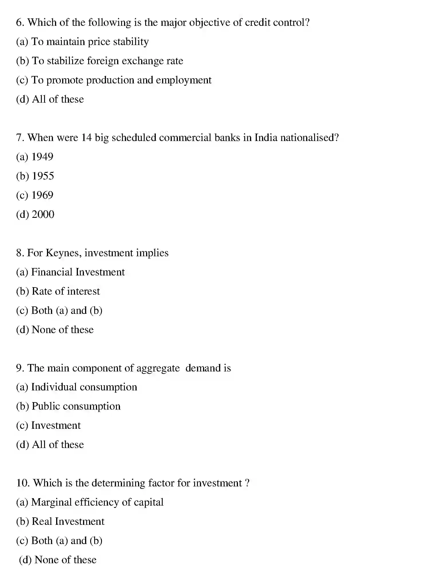 Bihar Board Class 12 2022 BUSINESS-ECONOMICS Question Bank - Page 32