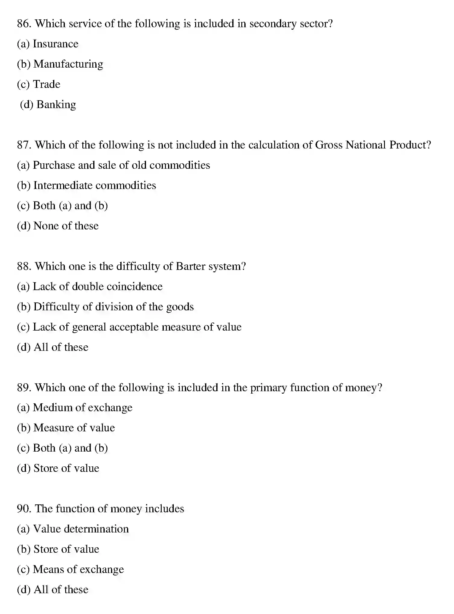Bihar Board Class 12 2022 BUSINESS-ECONOMICS Question Bank - Page 48