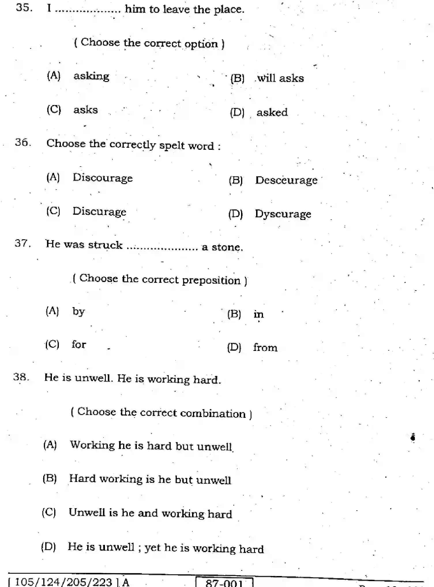 Bihar Board Class 12 2022 ENGLISH-105-124-205-223-A Question Bank - Page 12