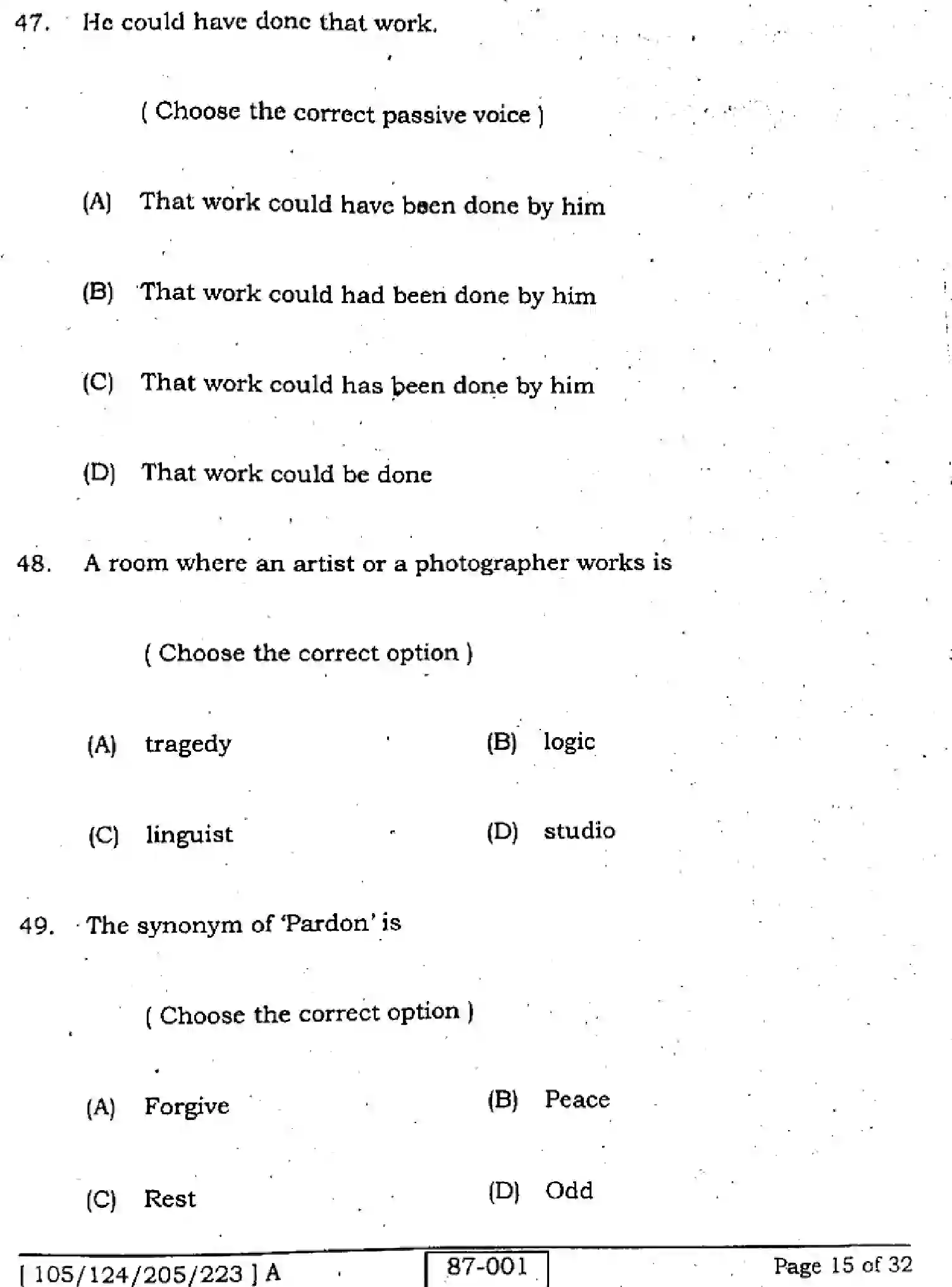 Bihar Board Class 12 2022 ENGLISH-105-124-205-223-A Question Bank - Page 15