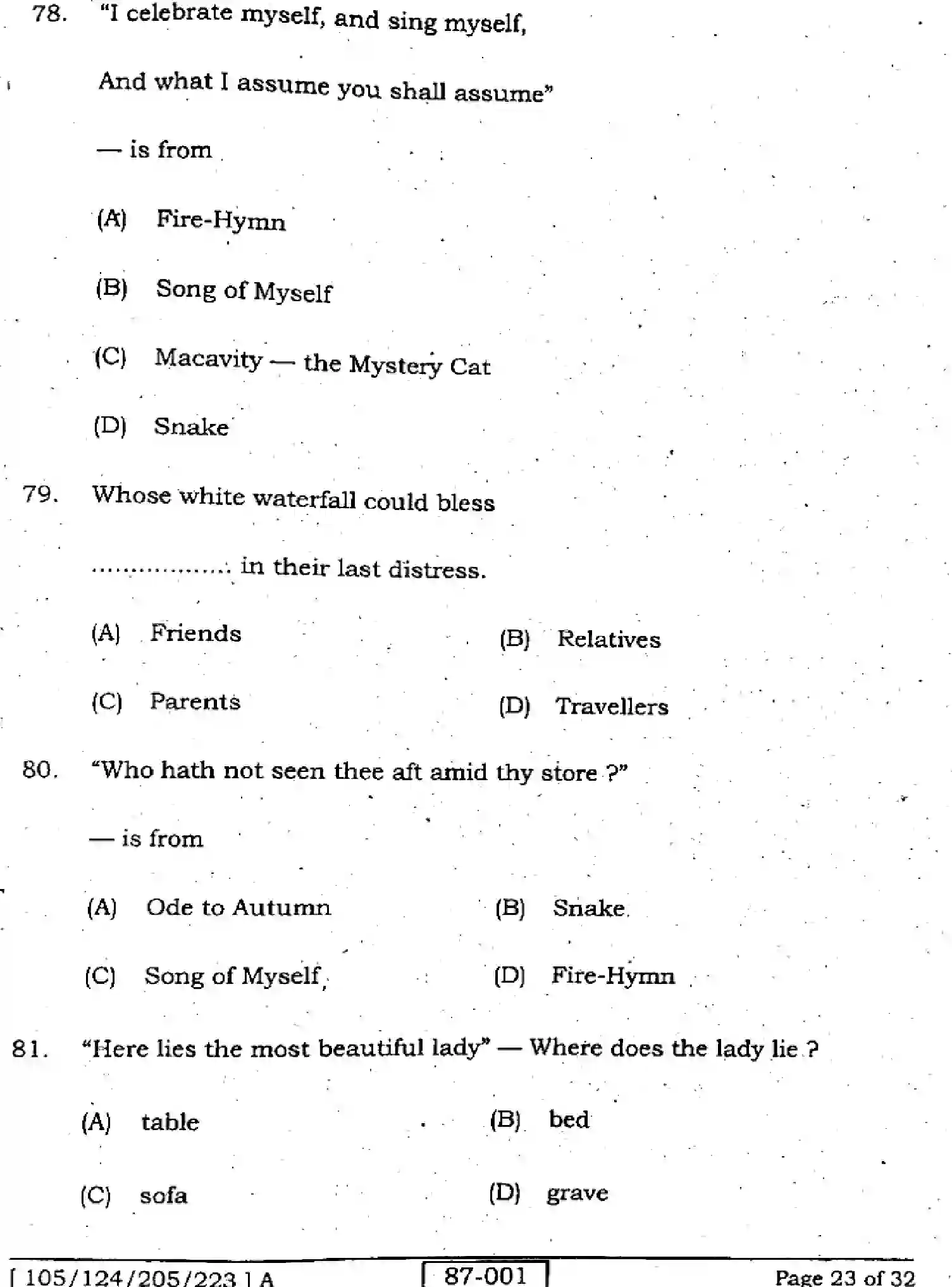 Bihar Board Class 12 2022 ENGLISH-105-124-205-223-A Question Bank - Page 23