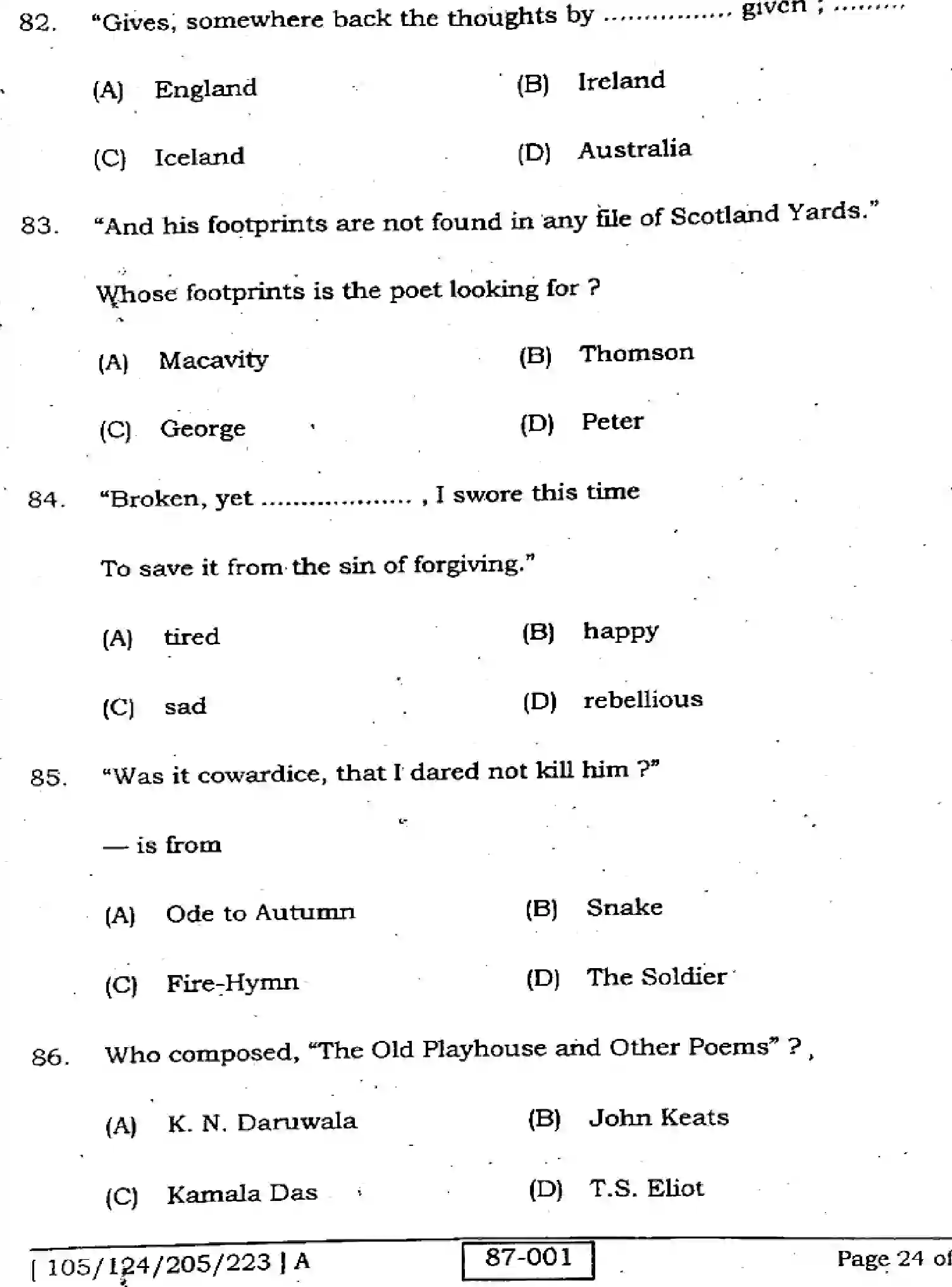 Bihar Board Class 12 2022 ENGLISH-105-124-205-223-A Question Bank - Page 24