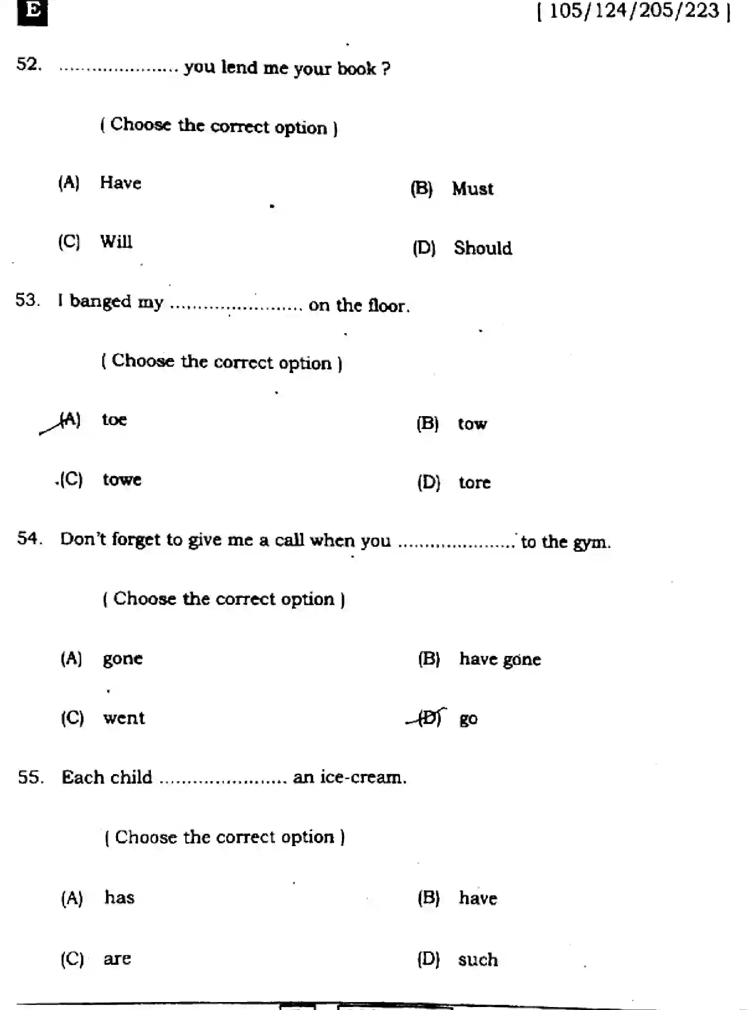 Bihar Board Class 2 2022 ENGLISH-COMPULSORY-105-124-205-223-E Question Bank - Page 16