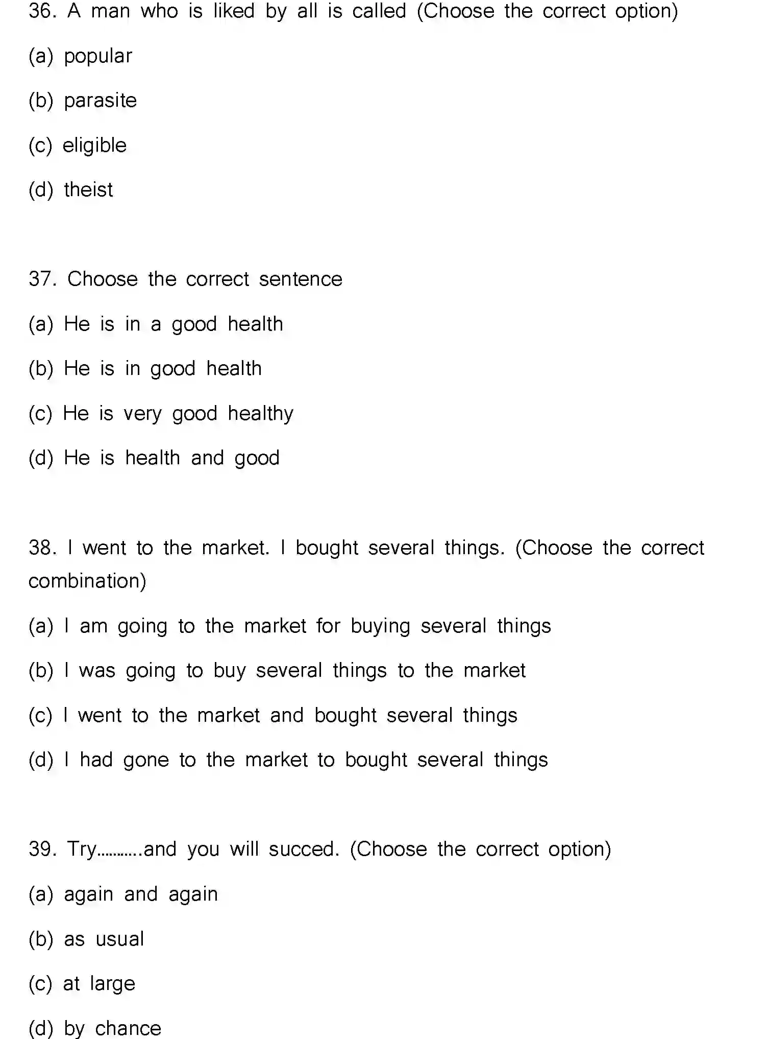 Bihar Board Class 2 2022 ENGLISH-V2 Question Bank - Page 11