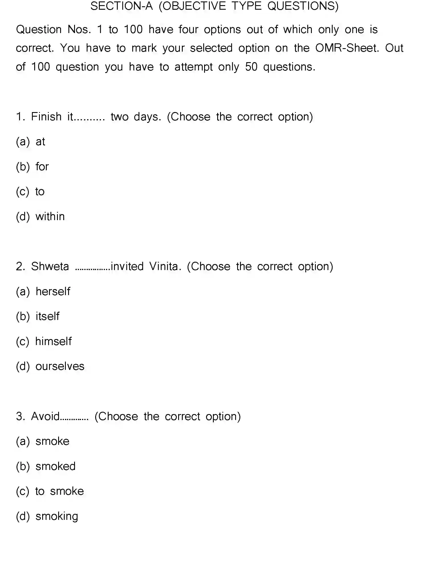 Bihar Board Class 2 2022 ENGLISH-V2 Question Bank - Page 2