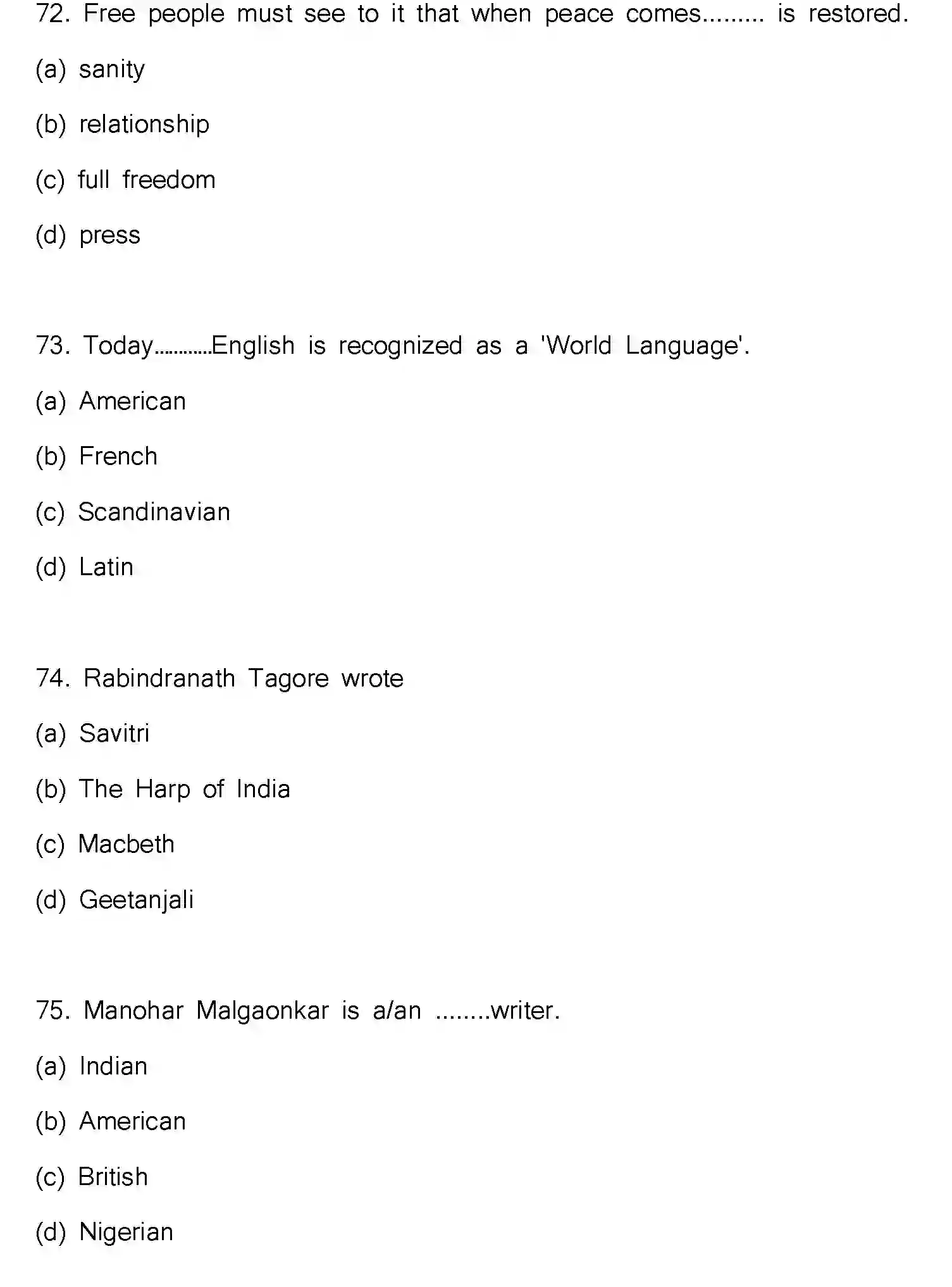 Bihar Board Class 2 2022 ENGLISH-V2 Question Bank - Page 20