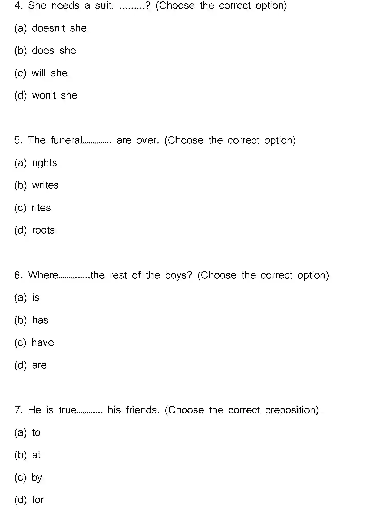 Bihar Board Class 2 2022 ENGLISH-V2 Question Bank - Page 3