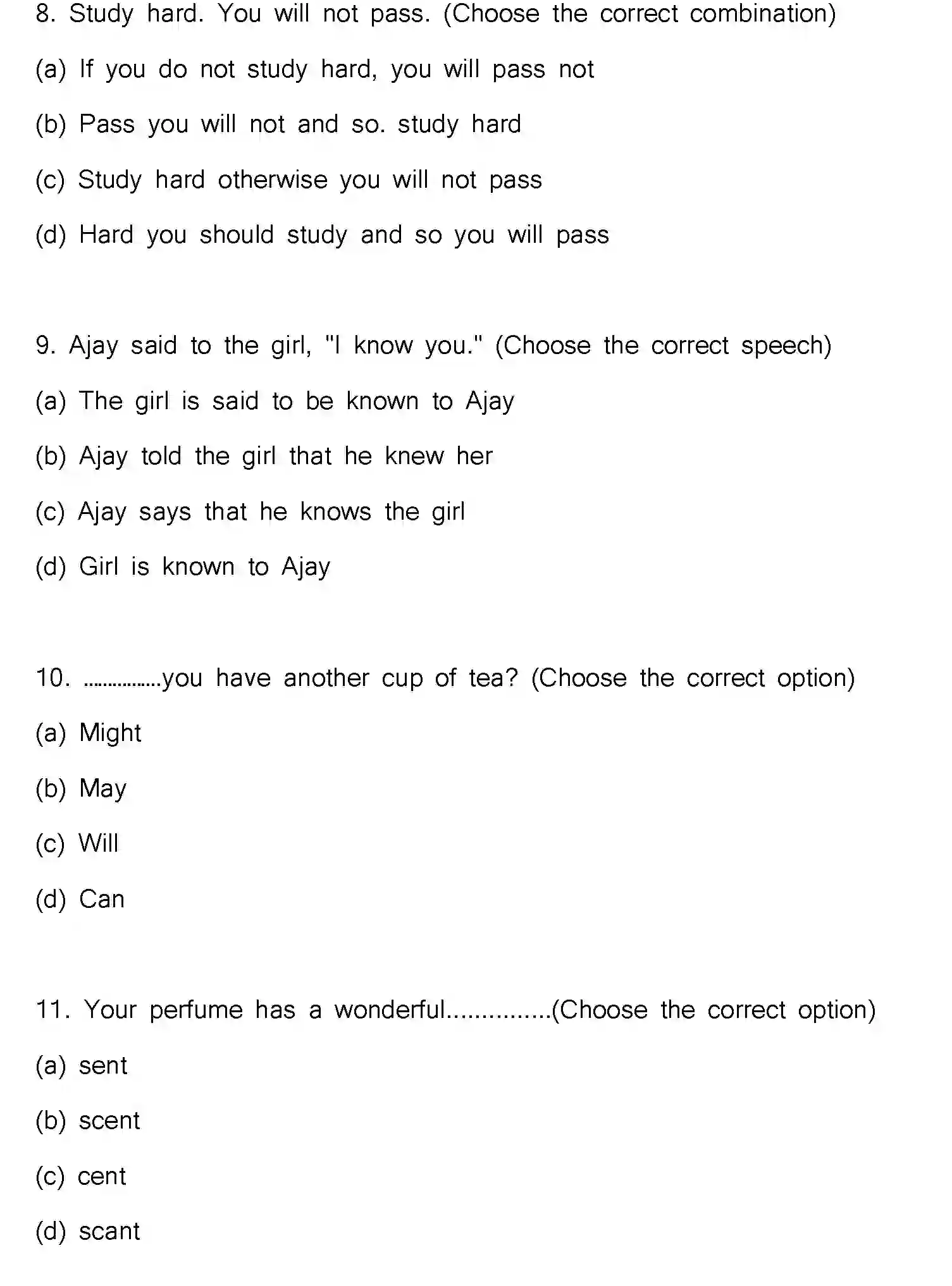 Bihar Board Class 2 2022 ENGLISH-V2 Question Bank - Page 4