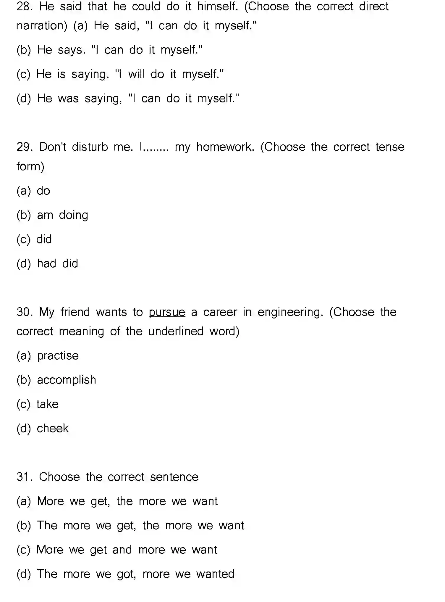 Bihar Board Class 2 2022 ENGLISH-V2 Question Bank - Page 9